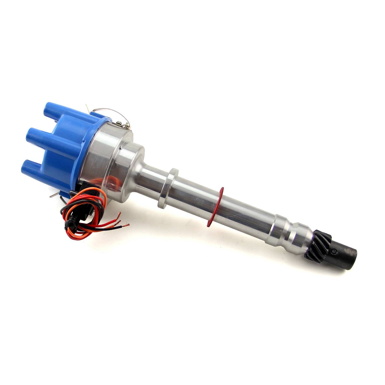 Chevy V6 3.8L 4.3L 8020 Series Pro Billet Ready to Run Distributor [Blue]