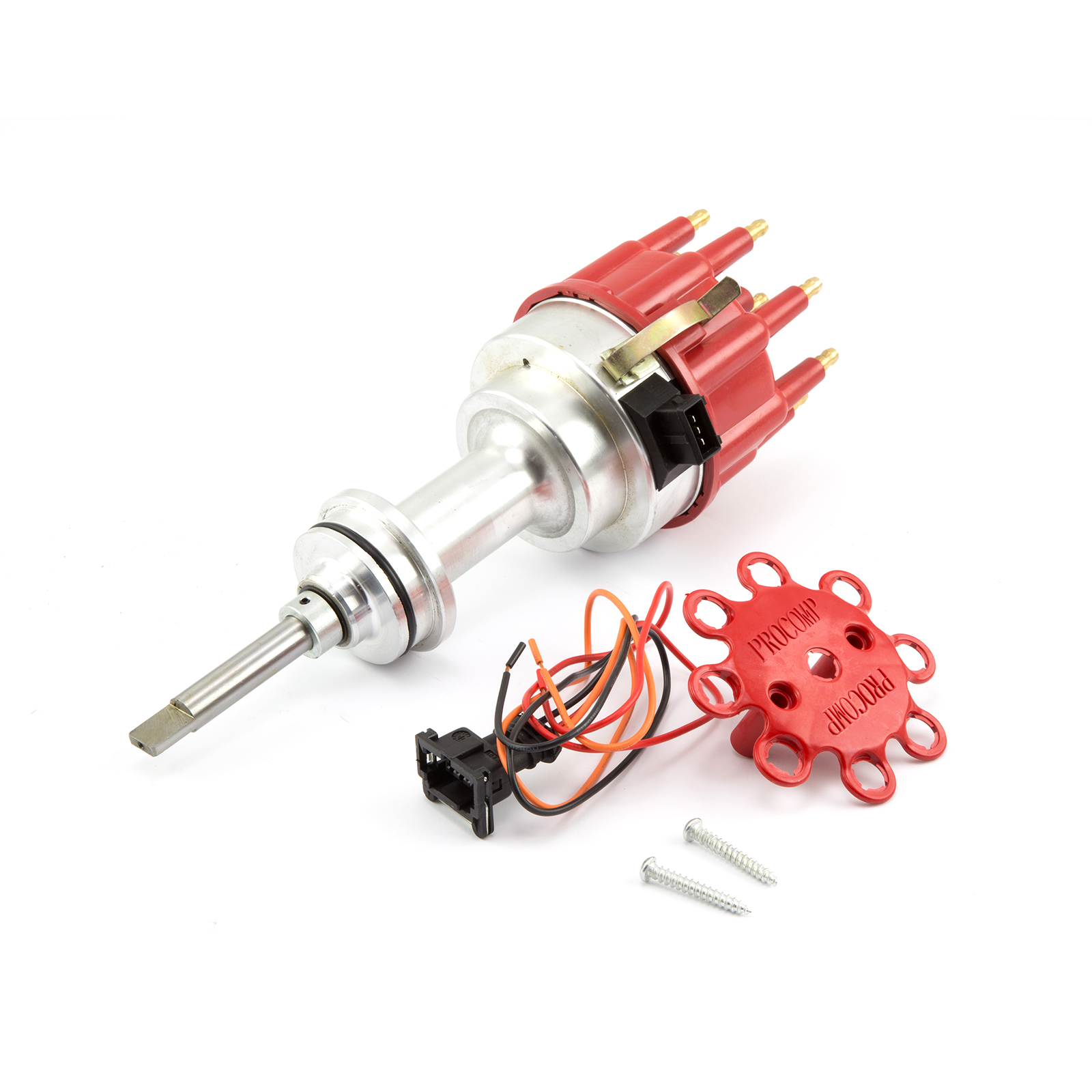 Mopar Chrysler SB 340 360 8020 Series Pro Billet Ready to Run Distributor Red