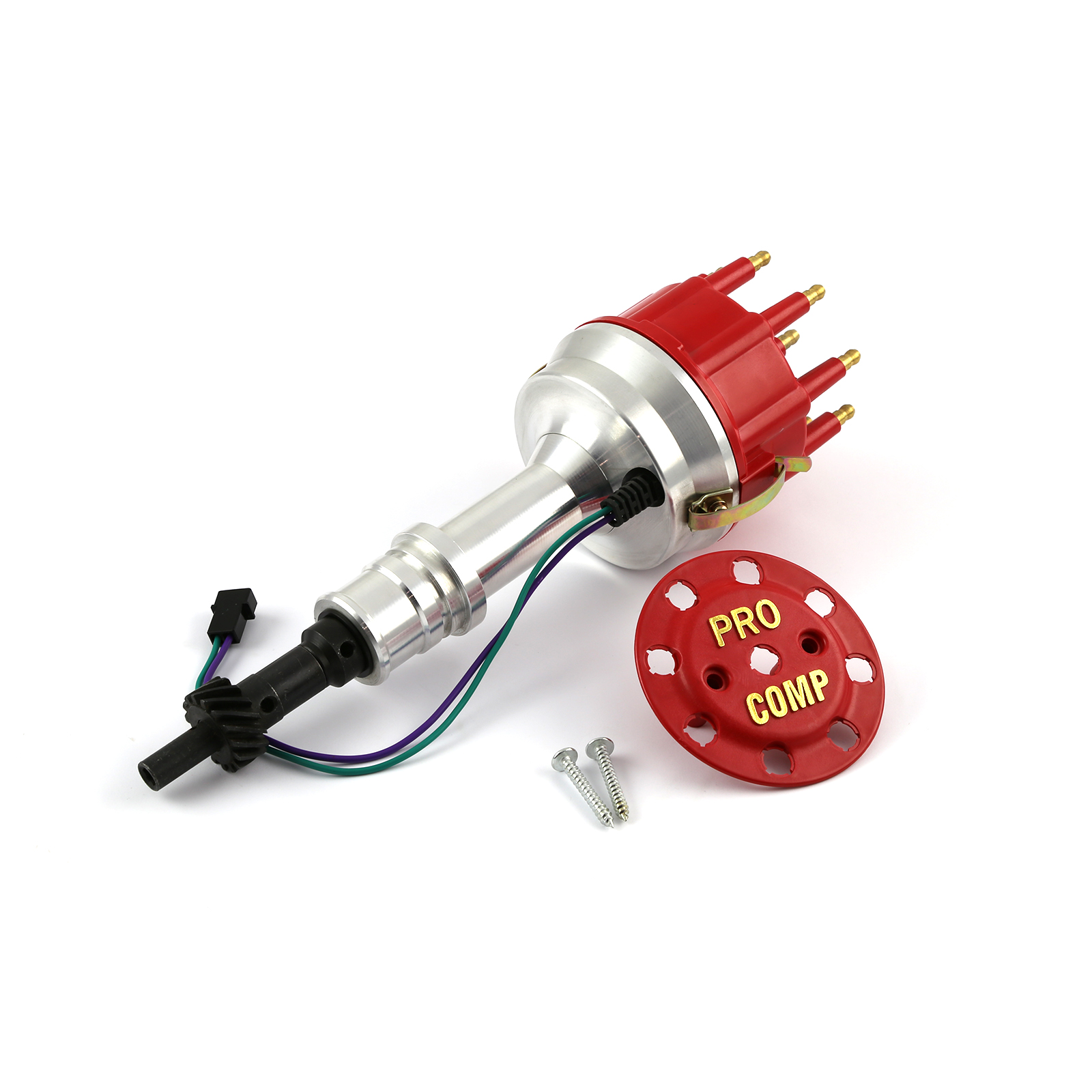 Speedmaster® PCE376.1104.06 Ford 351W Windsor 8400 Series Pro Billet Distributor [Red]