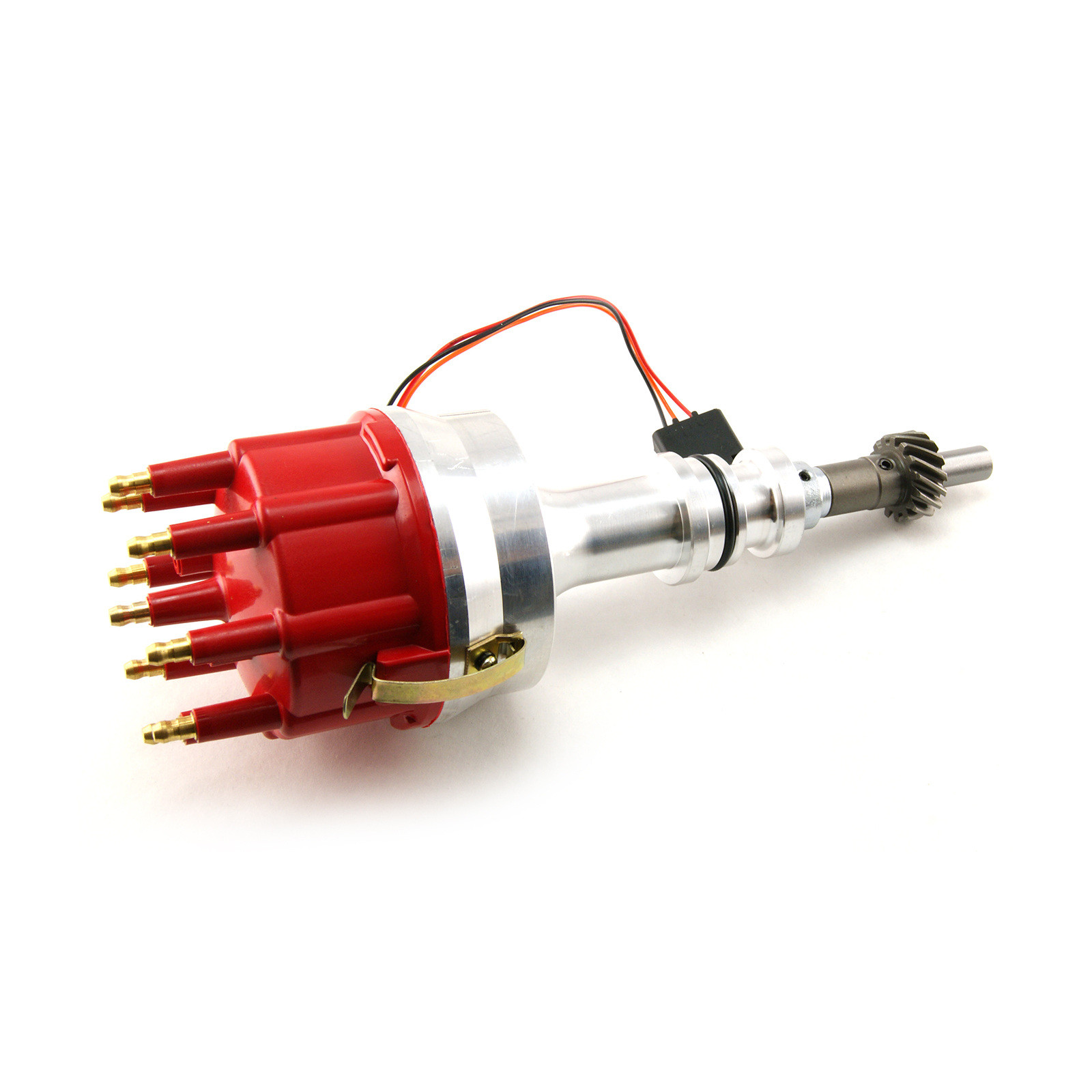 Speedmaster® PCE376.1152 Ford 351W Windsor Billet All-Electronic Advance Distributor [Red]
