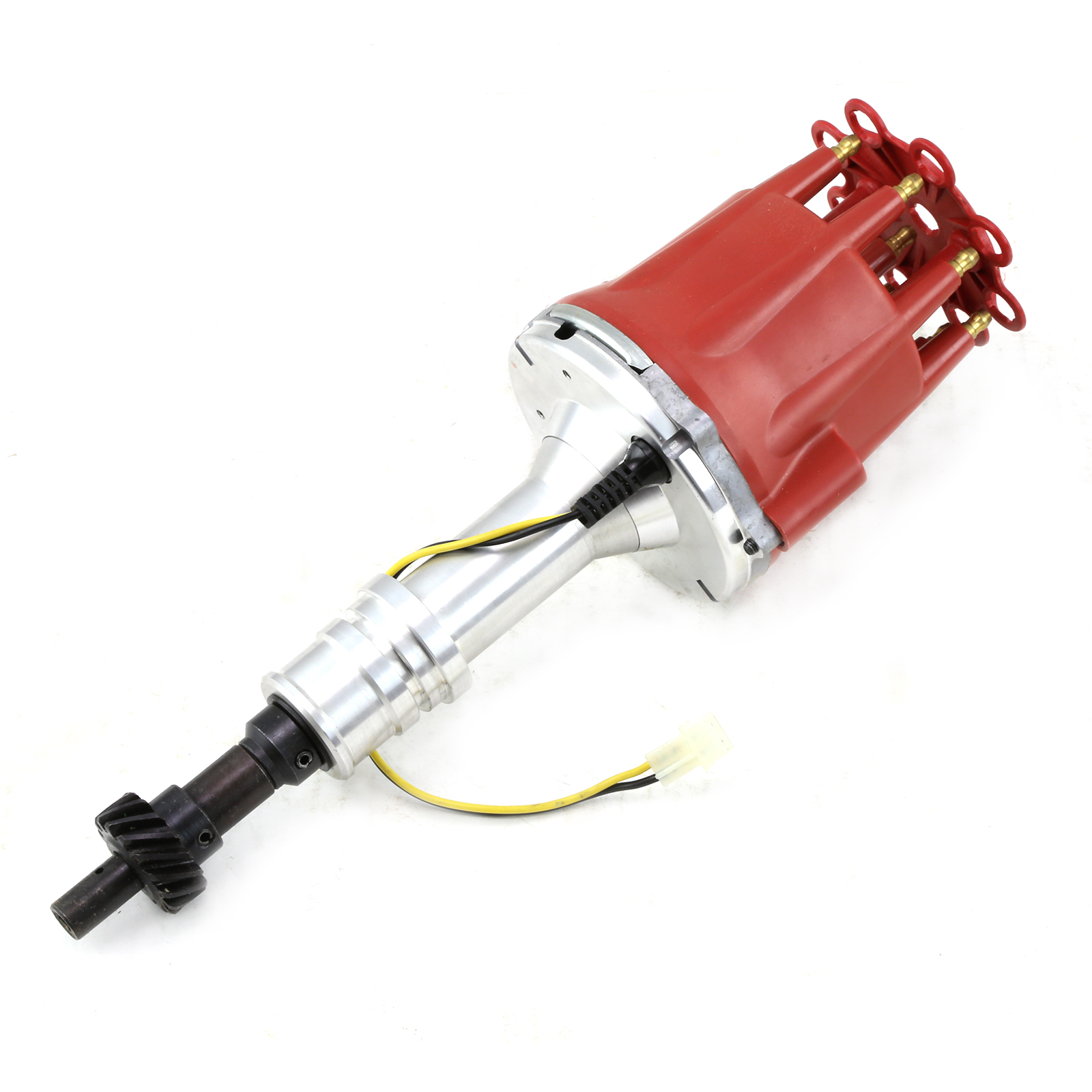 Speedmaster® PCE376.1107.04 Ford 351C Cleveland Early 460 8000 Series Pro Billet Distributor [Red Screw-on]