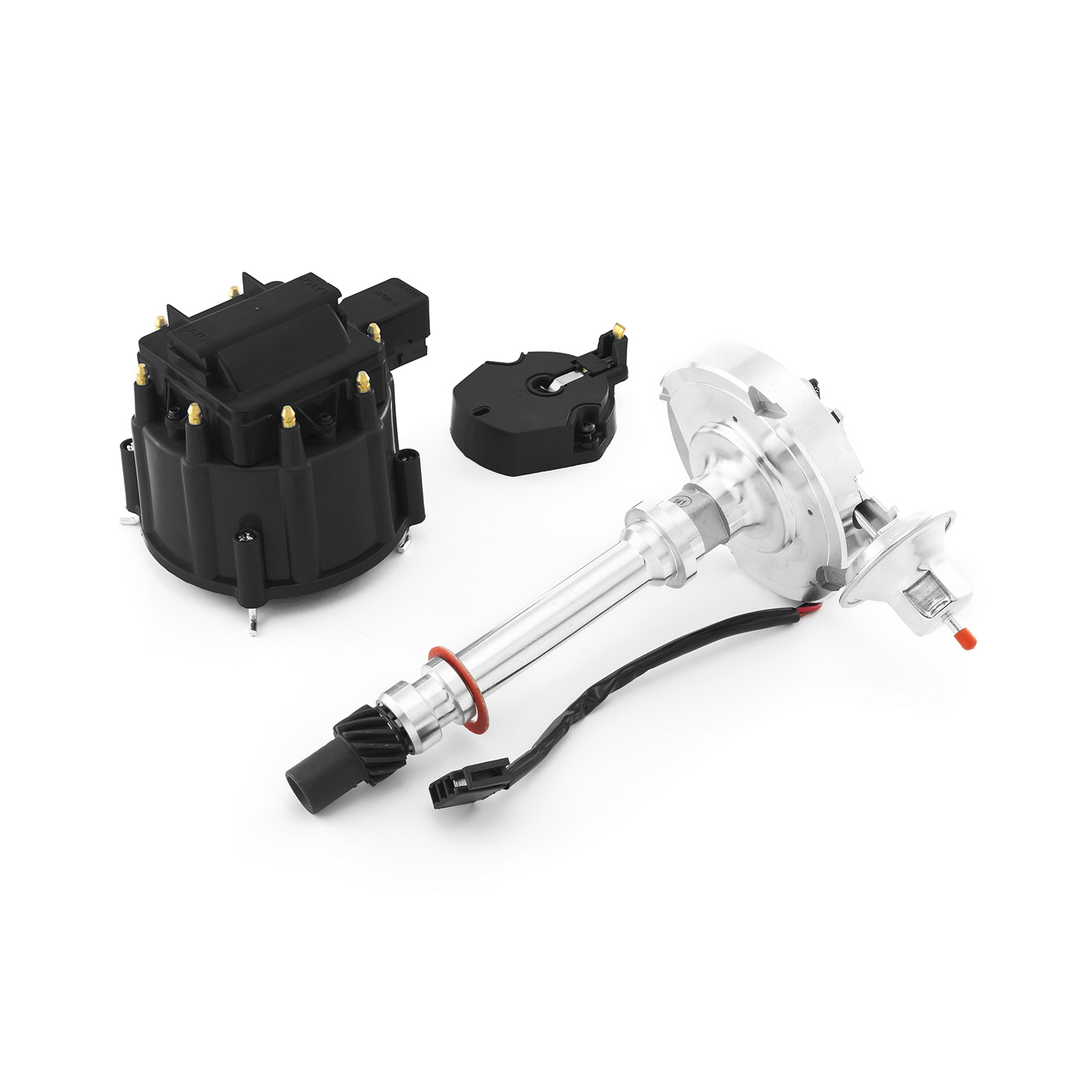 Speedmaster® PCE376.1032.08 Chevy SBC 350 BBC 454 6000 Series 65K Coil HEI Distributor [Black Cap]