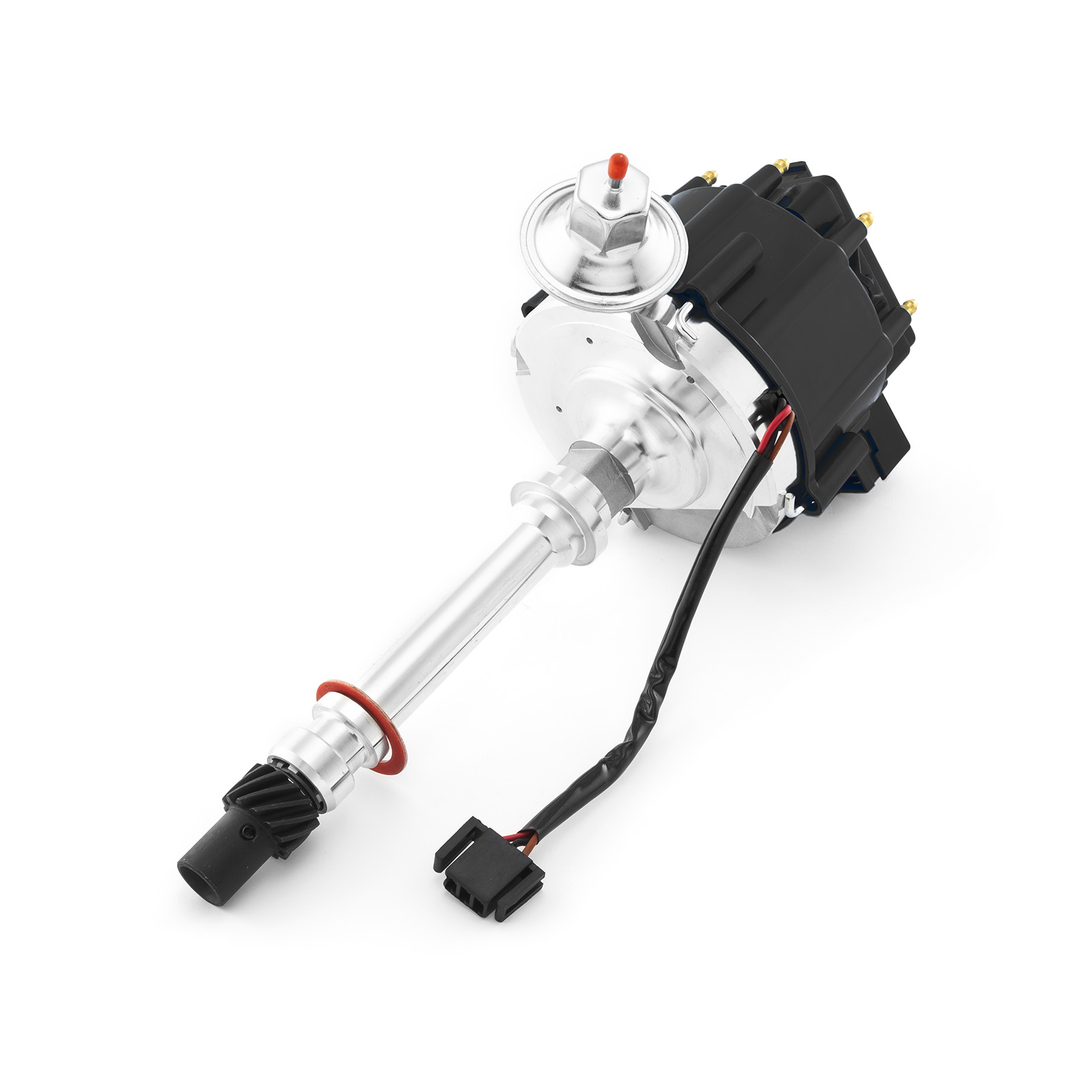 Speedmaster® PCE376.1032.08 Chevy SBC 350 BBC 454 6000 Series 65K Coil HEI Distributor [Black Cap]