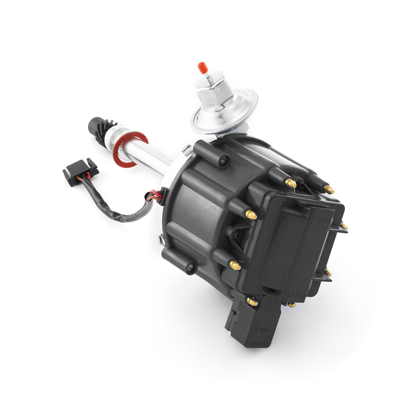 Speedmaster® PCE376.1032.08 Chevy SBC 350 BBC 454 6000 Series 65K Coil HEI Distributor [Black Cap]