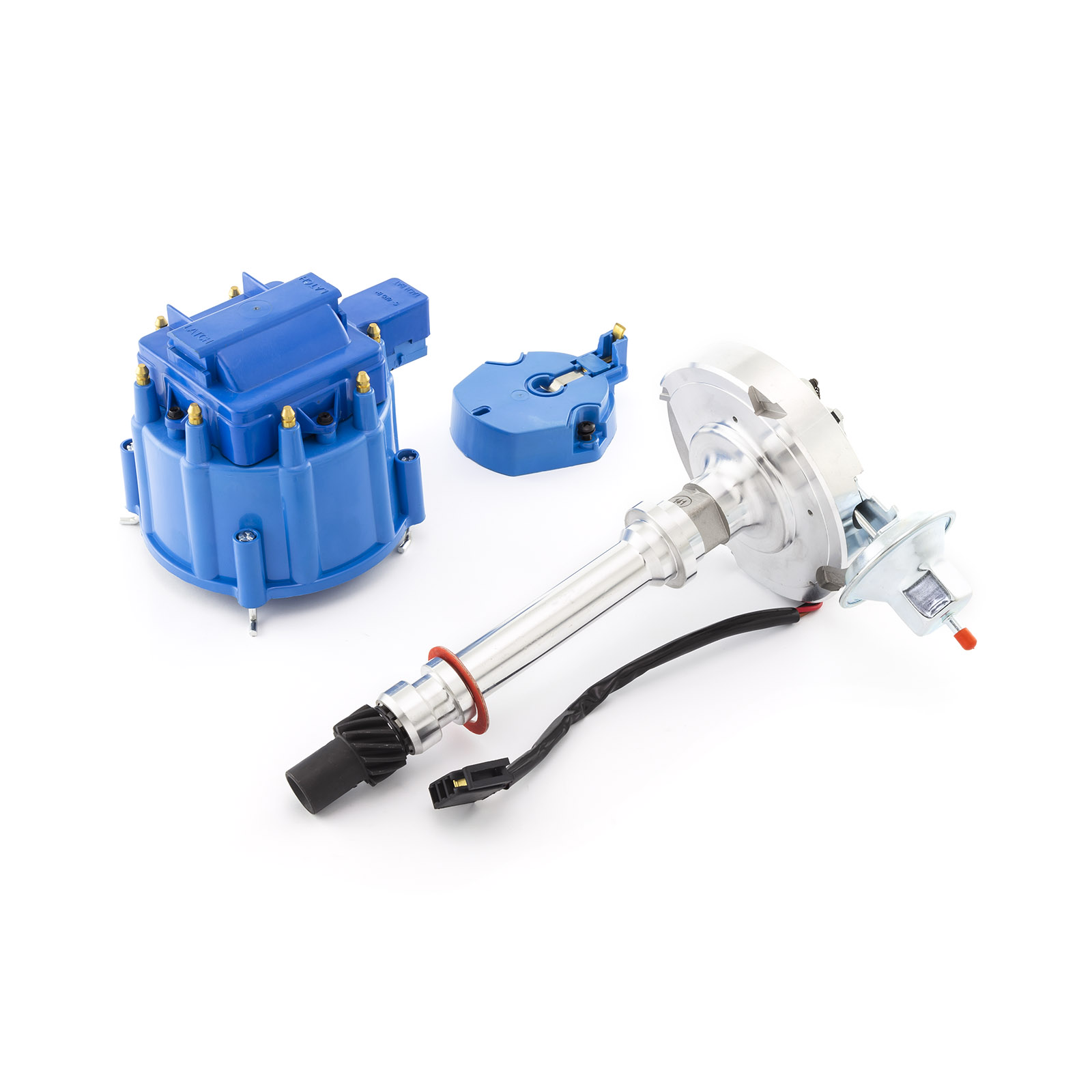 Speedmaster® PCE376.1032.09 Chevy SBC 350 BBC 454 6000 Series 65K Coil HEI Distributor [Blue Cap]