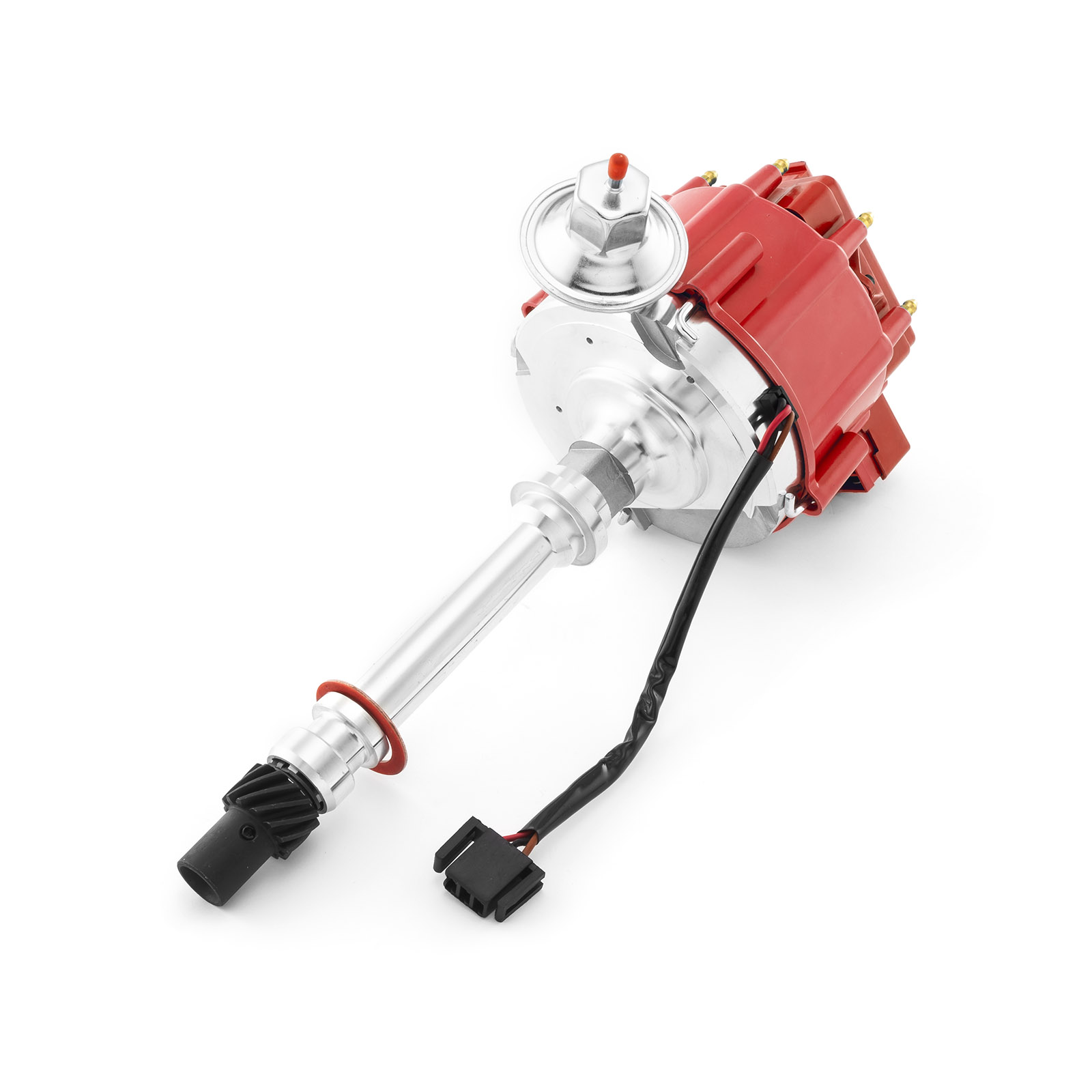 Speedmaster® PCE376.1032.11 Chevy SBC 350 BBC 454 6000 Series 65K Coil HEI Distributor [Red Cap]