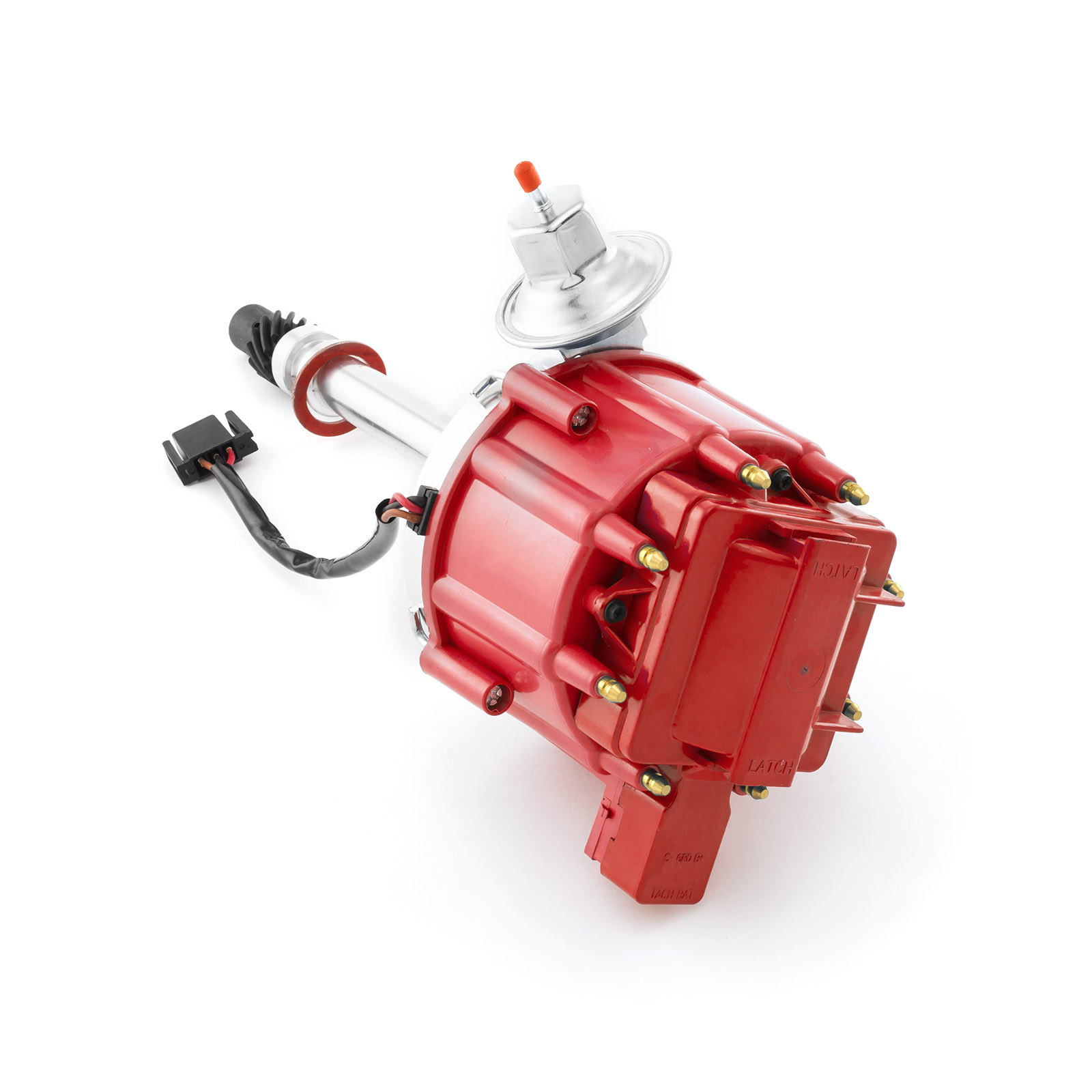 Speedmaster® PCE376.1032.11 Chevy SBC 350 BBC 454 6000 Series 65K Coil HEI Distributor [Red Cap]