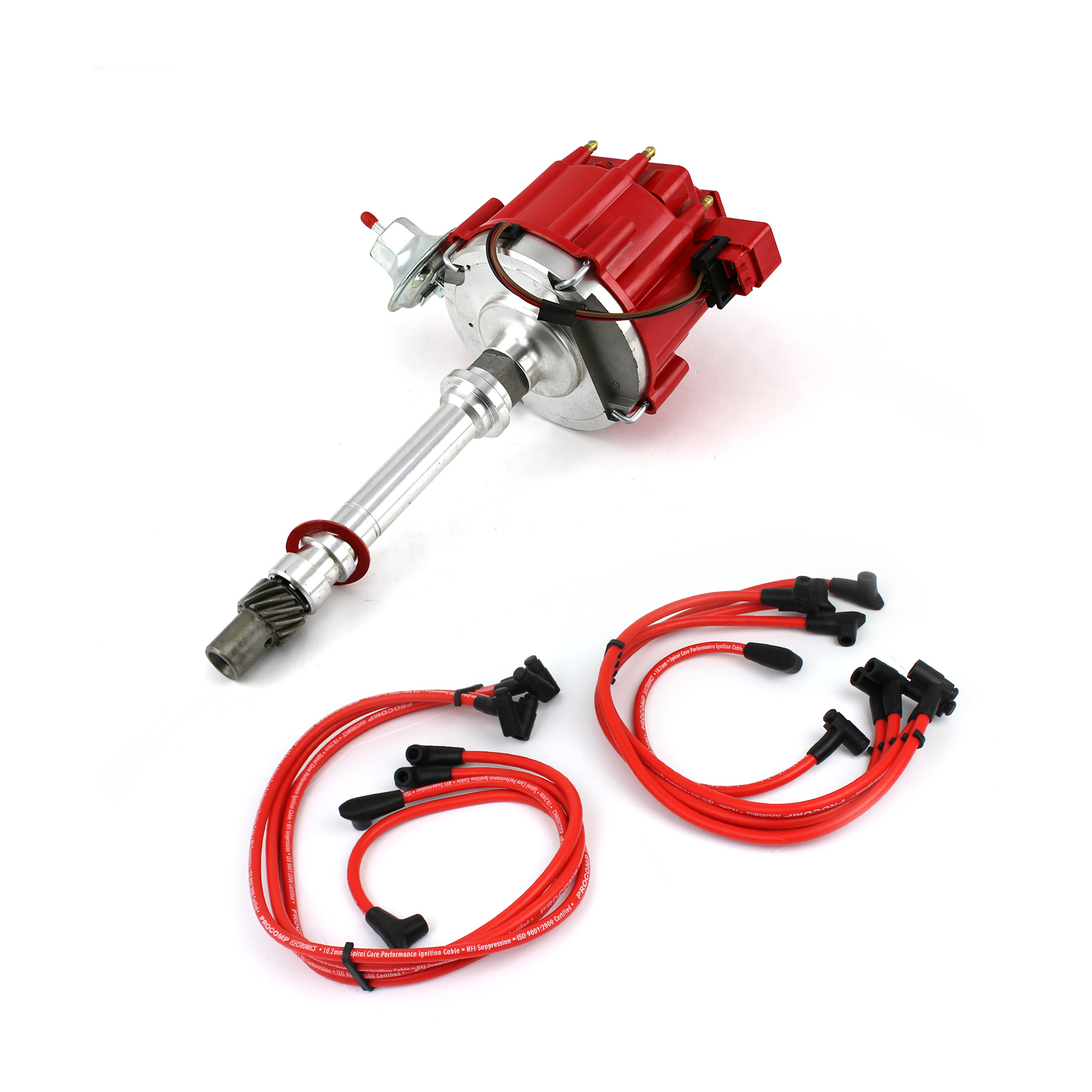 Speedmaster® PCE385.1019 Chevy SBC 350 BBC 454 65K Coil HEI Distributor w/10.5 MM Spark Plug Wires