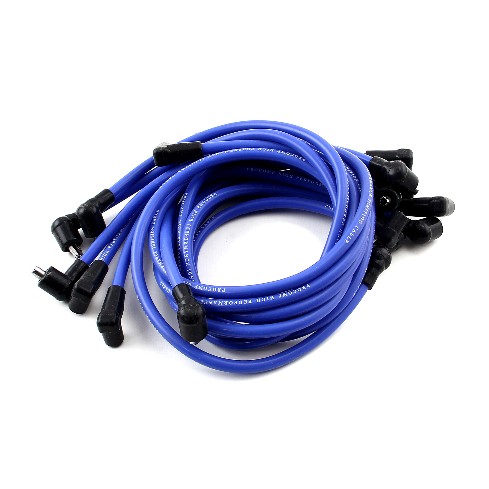 Speedmaster® PCE390.1009.02 Universal 90 Deg to 90 Deg Under Covers Female Blue Spark Plug Wires Suits Chevy