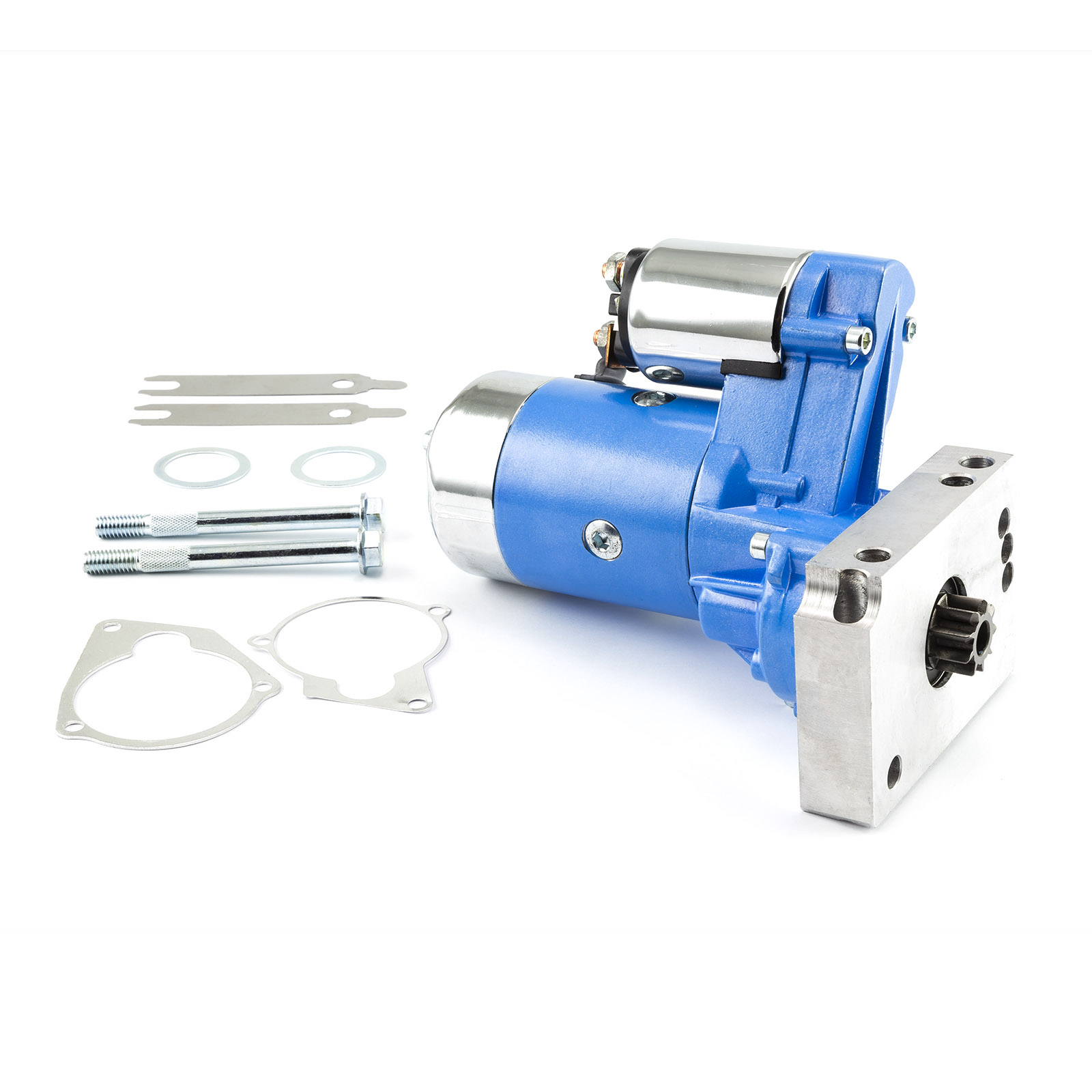 Speedmaster® PCE393.1020.04 Chevy SBC 350 BBC 454 10" 153T 11" 168T Mini High-Torque 4Hp Starter [Blue]