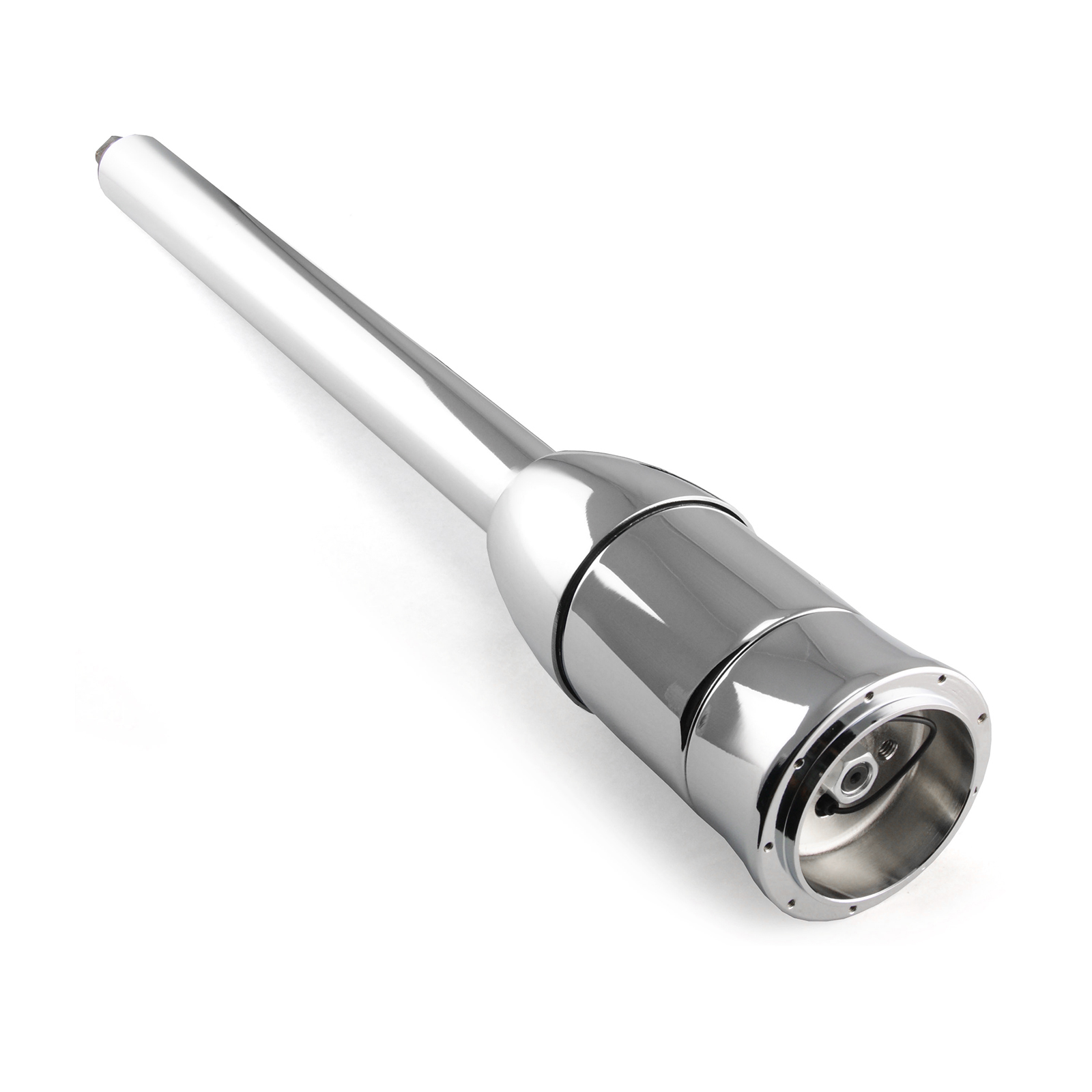 Speedmaster® PCE423.1002 32" Floor Shift Tilt Steering Chrome Column With Steering Wheel Adapter