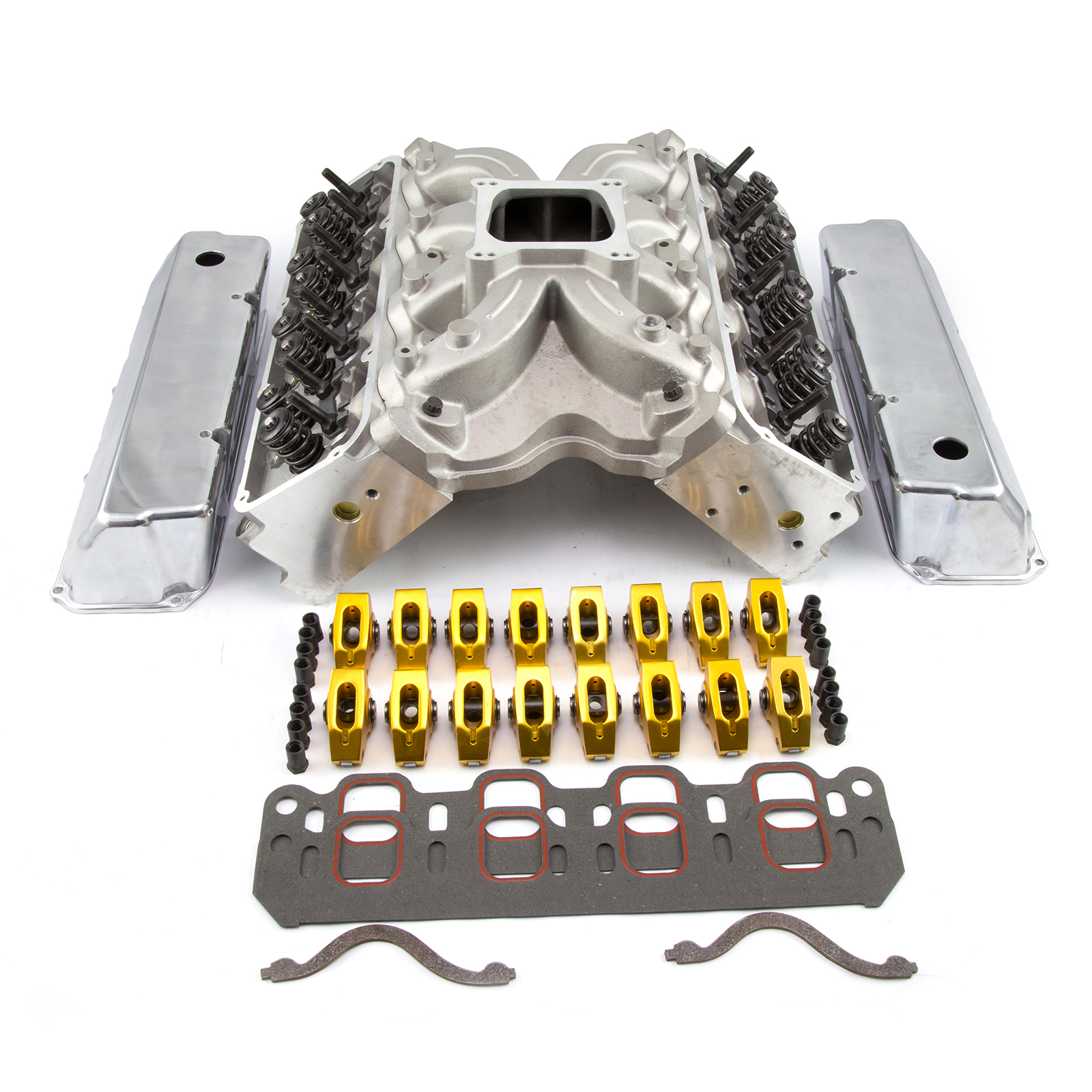 Speedmaster® PCE435.1041 Ford 302 351C Cleveland Solid FT Cylinder Head Top End Engine Combo Kit