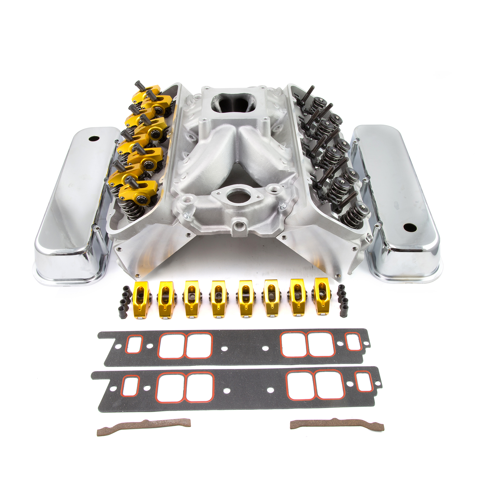 Speedmaster® PCE435.1017 Chevy BBC 454 Solid FT Cylinder Head Top End Engine Combo Kit