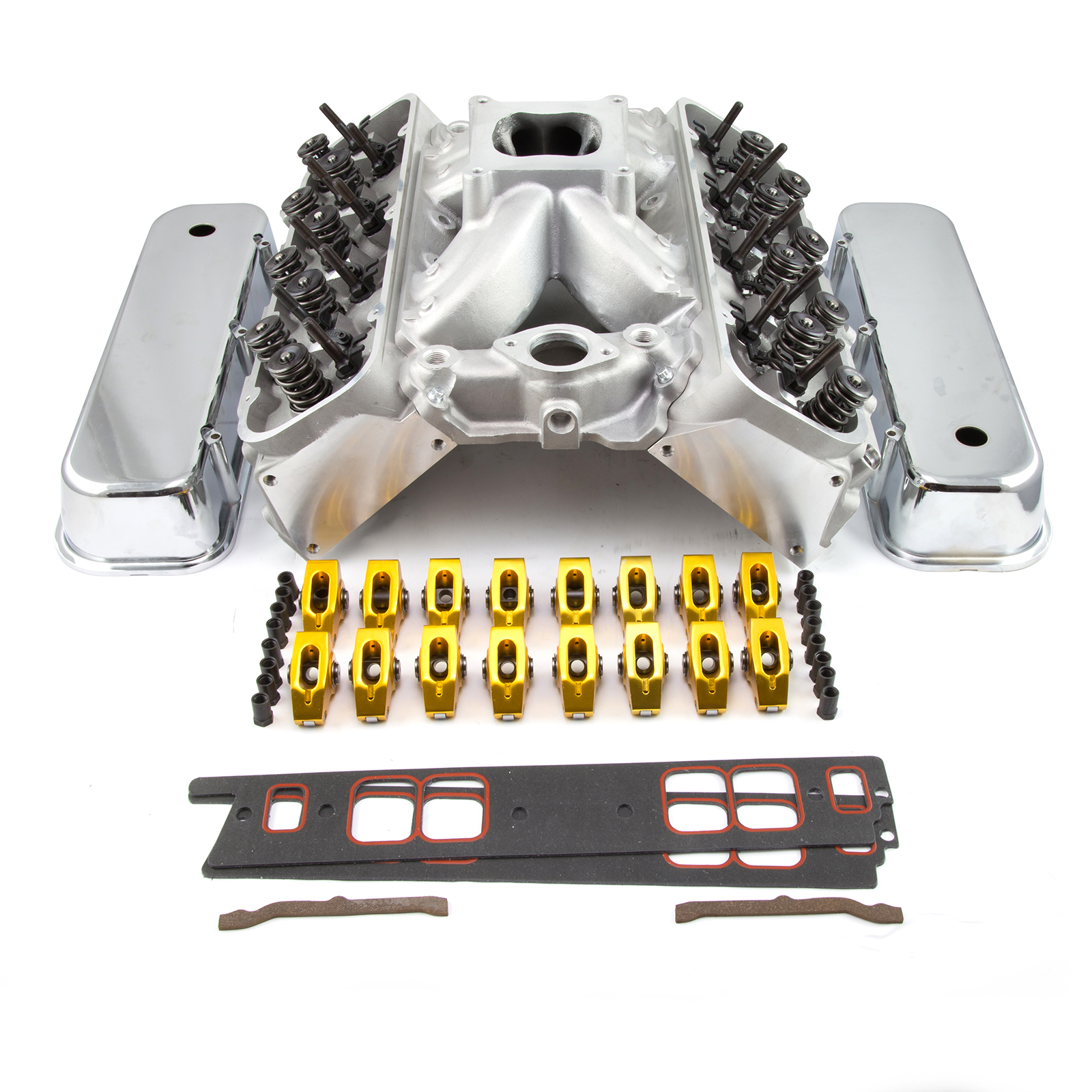 Speedmaster® PCE435.1017 Chevy BBC 454 Solid FT Cylinder Head Top End Engine Combo Kit