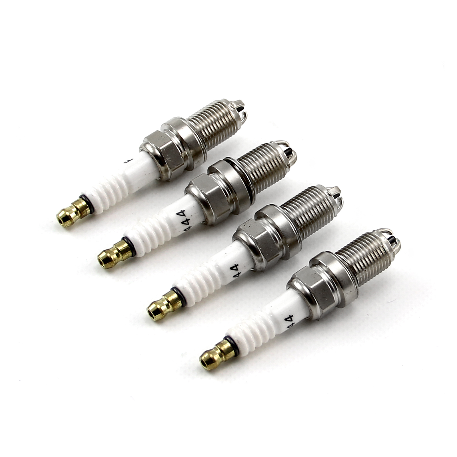 Racing Copper Core Gasket Seal Triple Electrode Spark Plugs (Qty. 4)