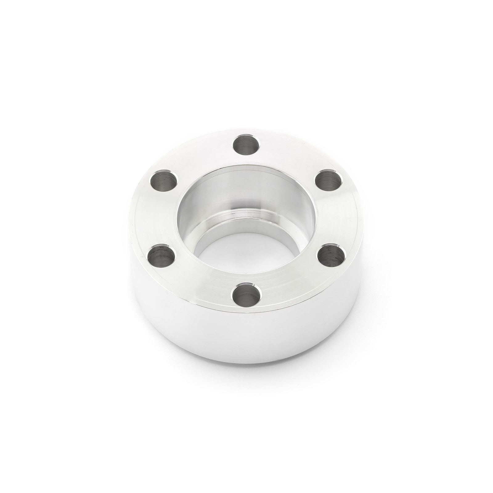 Speedmaster® PCE466.1005 Supercharger Snout / Crank Pulley Spacer w/ Hardware Billet Aluminum 1.250" Thick