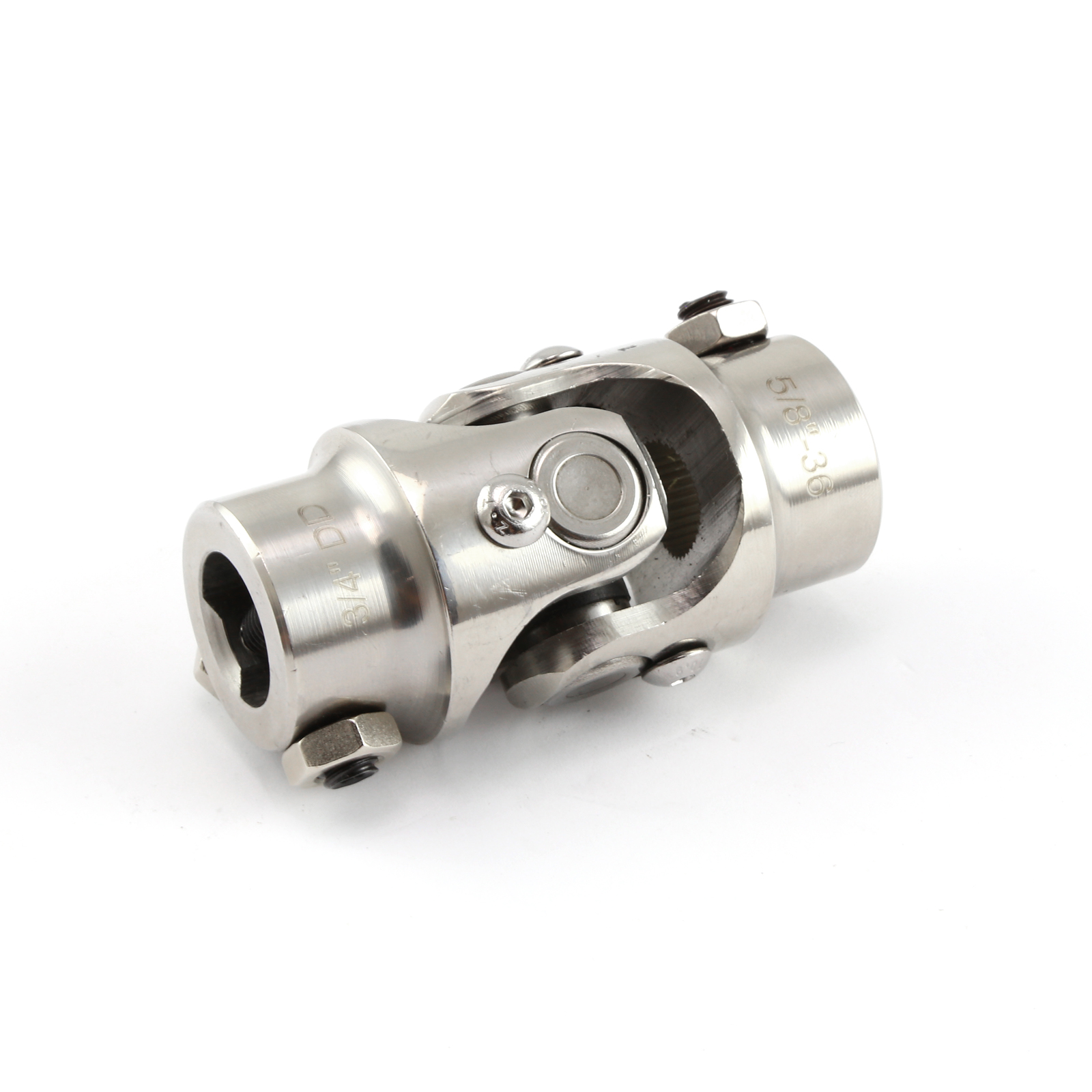 Speedmaster® PCE514.1003 5/8"-36 Spline X 3/4" Double D Stainless Steel Steering U-Joint