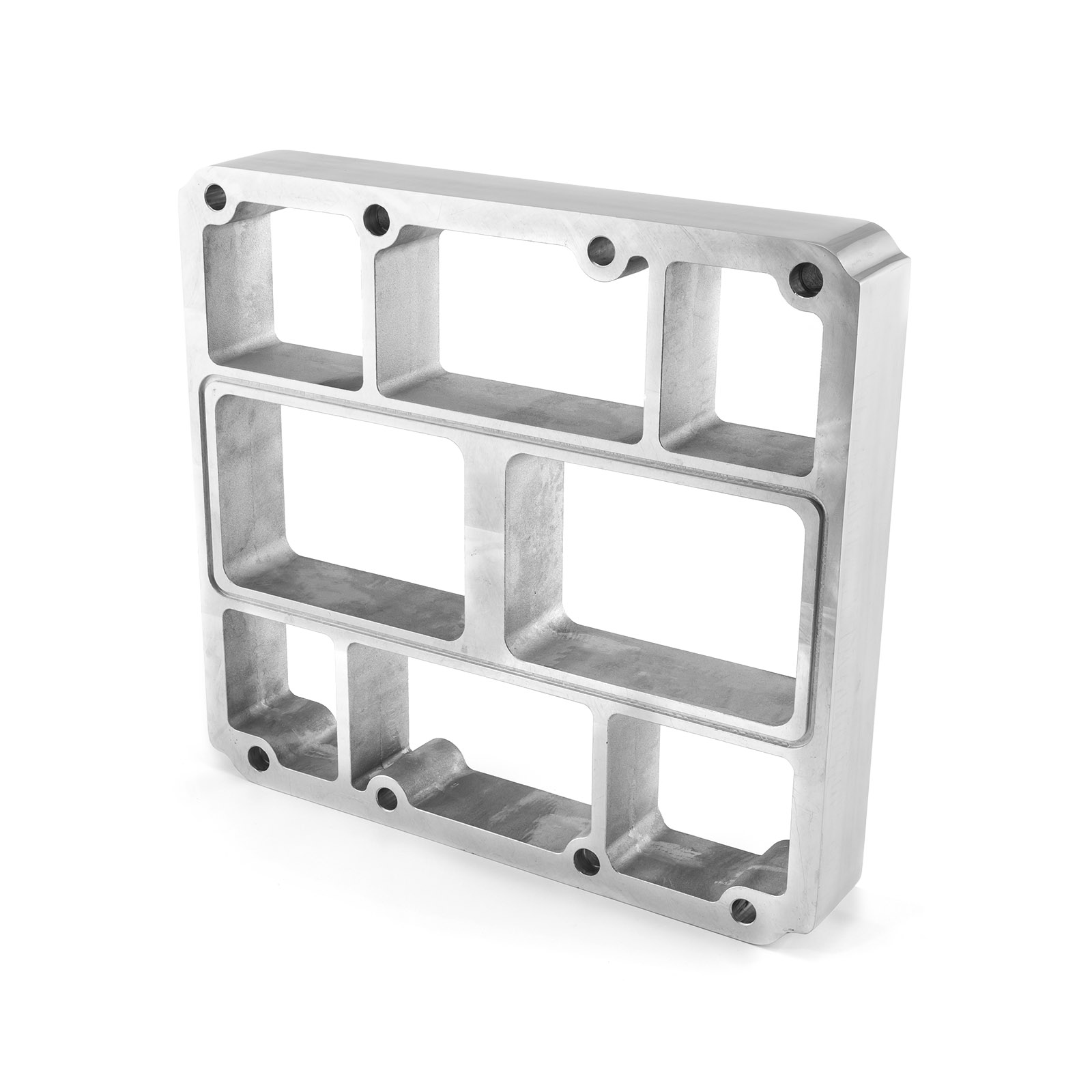 Speedmaster® PCE517.1002 2" Tall Aluminum 6-71 8-71 Blower Intake Manifold Spacer & Studs