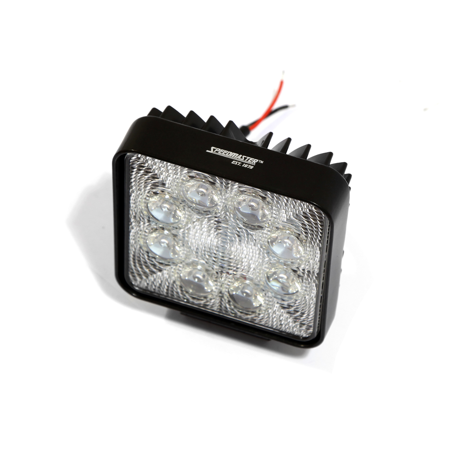 Speedmaster® PCE556.1011 4" 24W LED Work Light Square Fog Offroad Driving Lamp SUV Car Boat 4WD