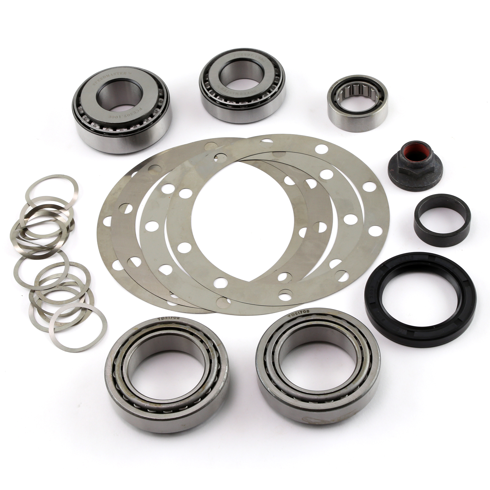 Speedmaster® PCE593.1001 9" Ford Rear End Ring and Pinion Bearing Installation Rebuild Kit 3.06" Carrier