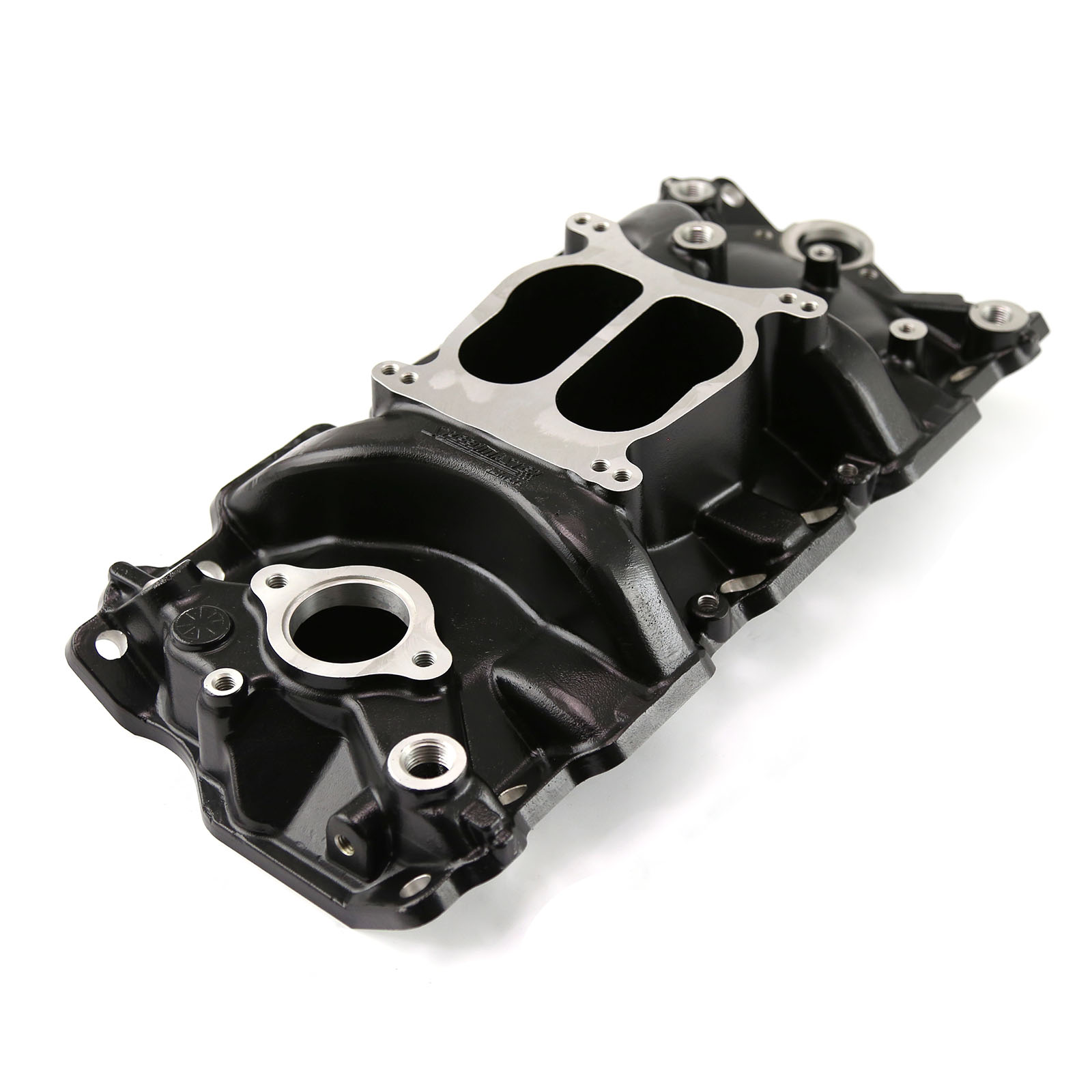 Speedmaster® 1-147-003 Chevy SBC 350 1957-95 (Non EGR) LowRise Aluminum Intake Manifold [Black]