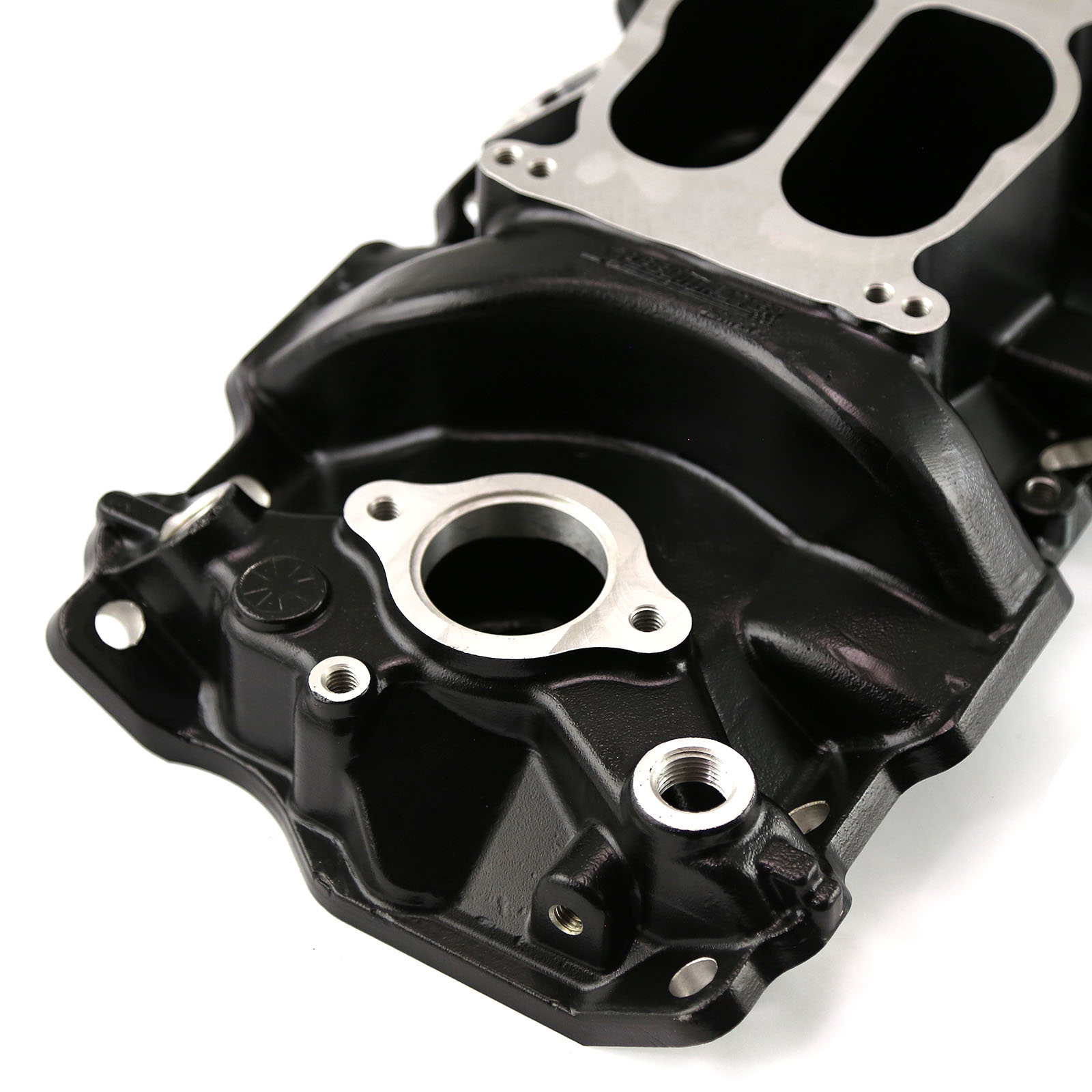 Speedmaster® 1-147-003 Chevy SBC 350 1957-95 (Non EGR) LowRise Aluminum Intake Manifold [Black]