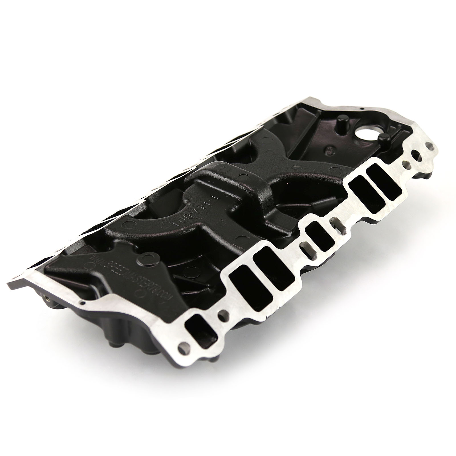 Speedmaster® 1-147-003 Chevy SBC 350 1957-95 (Non EGR) LowRise Aluminum Intake Manifold [Black]