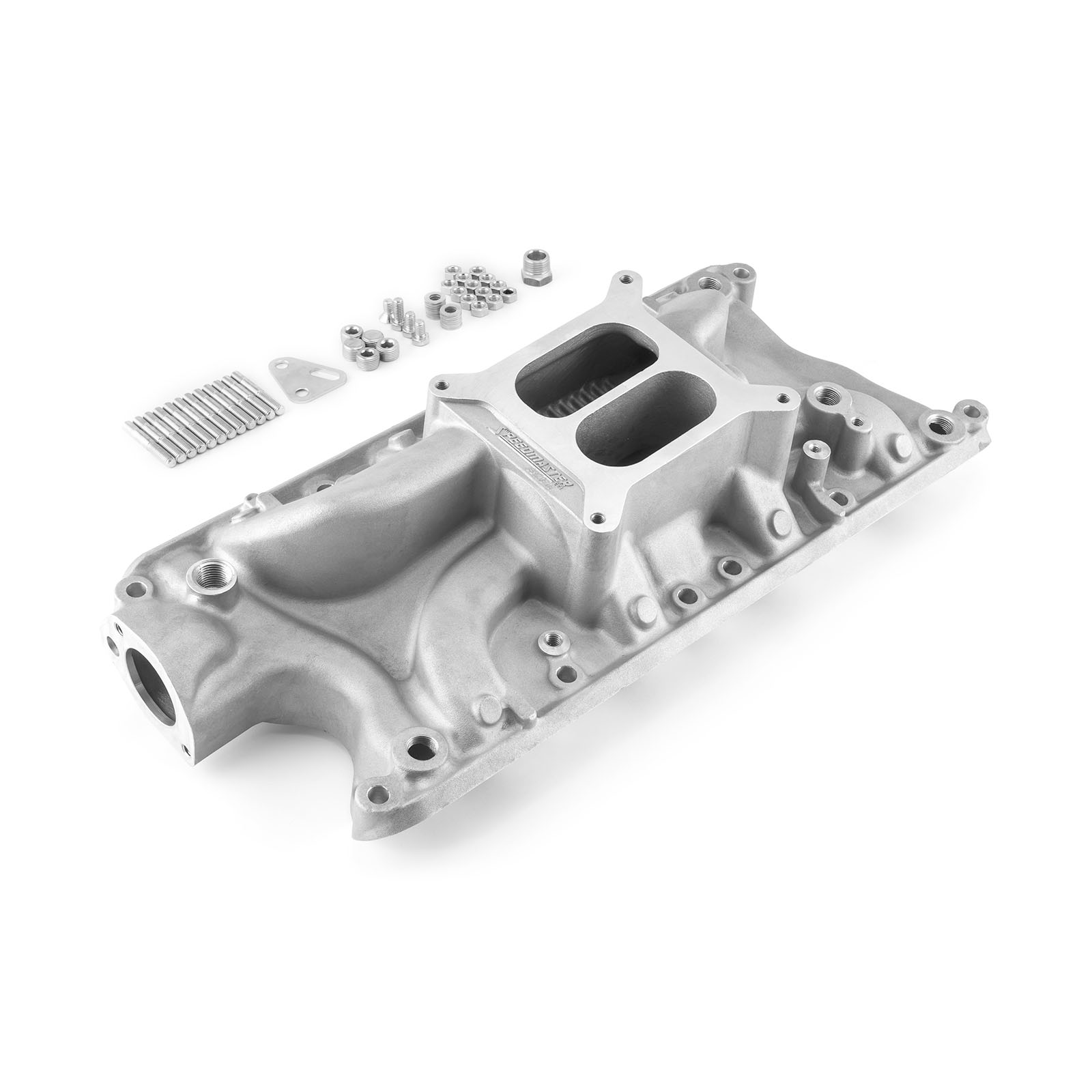 Speedmaster® 1-147-043 Ford SB 260 289 302 Windsor LowRise Aluminum Intake Manifold [Satin]