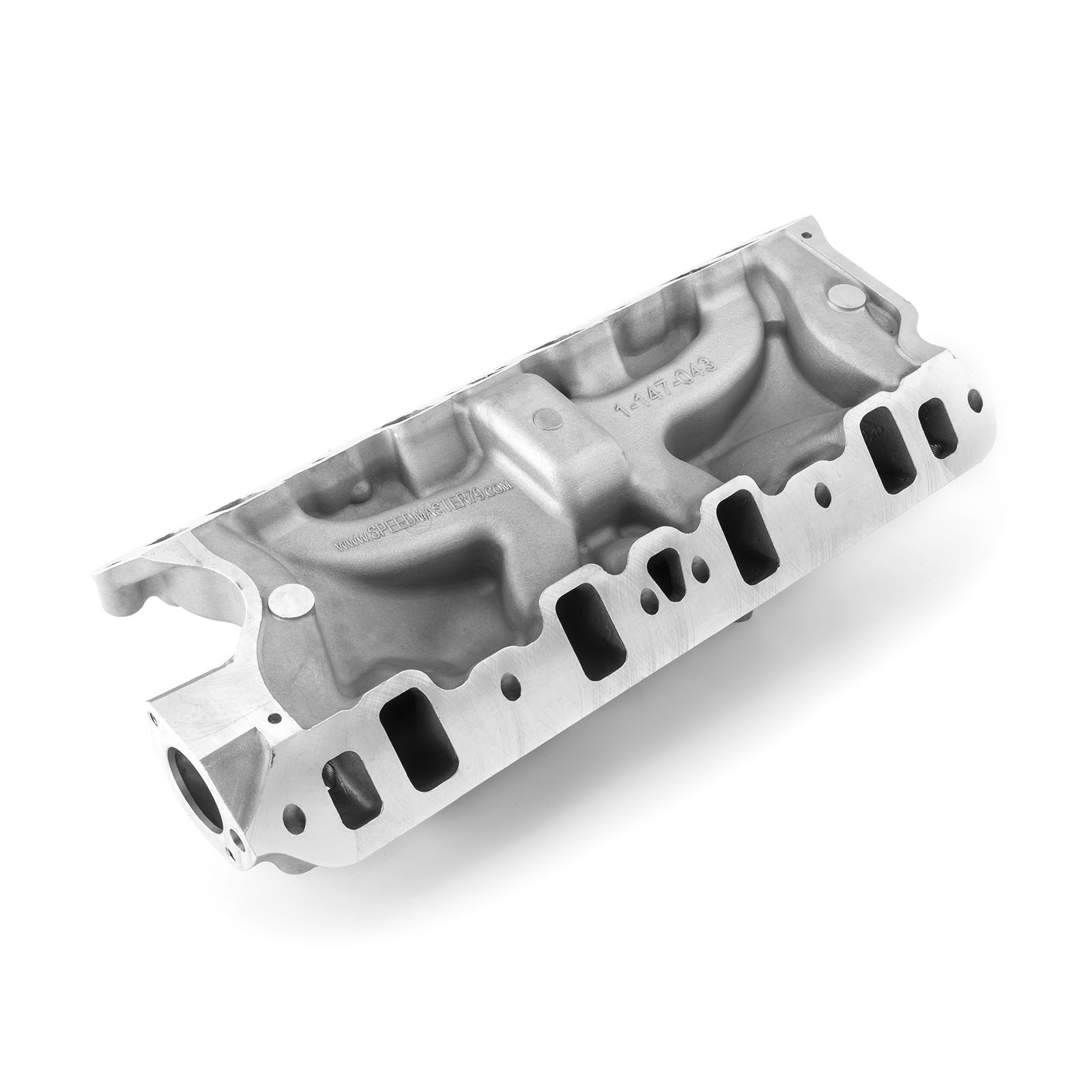 Speedmaster® 1-147-043 Ford SB 260 289 302 Windsor LowRise Aluminum Intake Manifold [Satin]