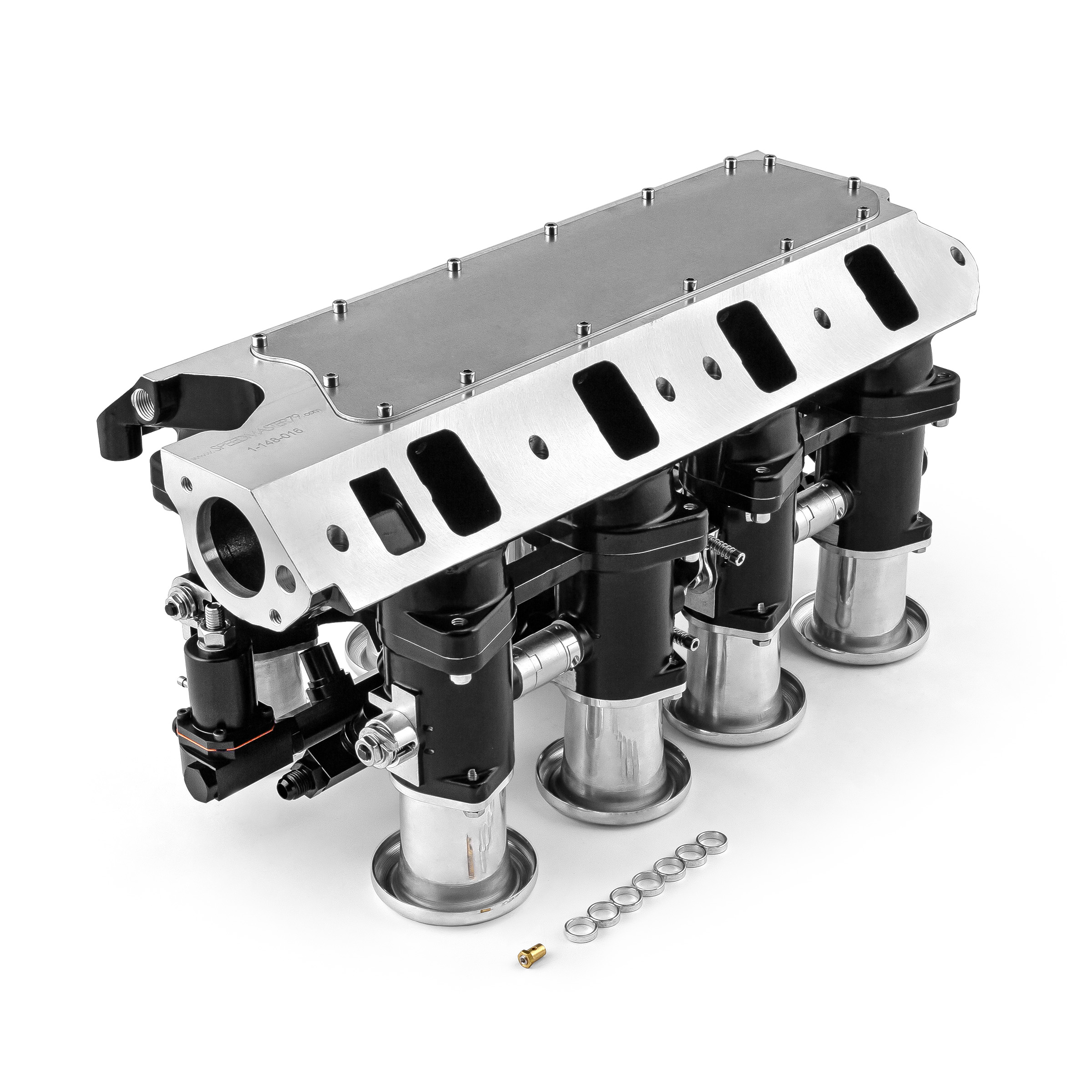 Ford SB 260 289 302W Downdraft EFI Stack Intake Manifold System ...