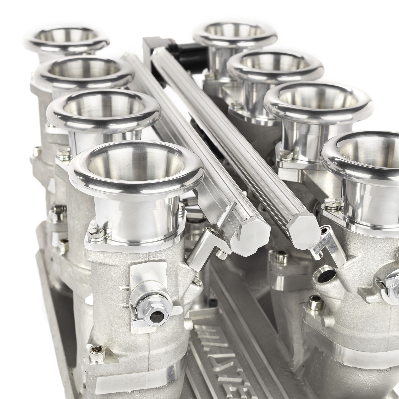 Speedmaster® 1-148-041 Chevy SBC 350 Downdraft EFI Stack Intake Manifold System Complete Satin