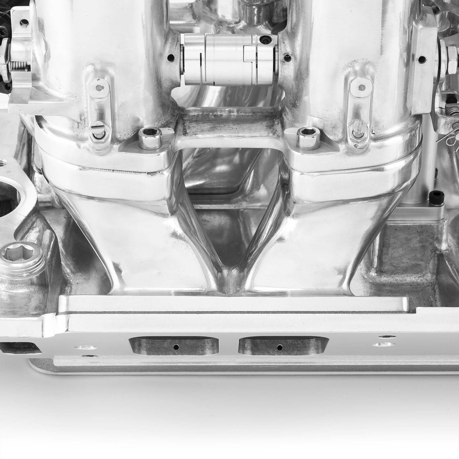 Speedmaster® 1-148-001 Chevy BBC 454 Downdraft 8 Stack EFI Intake Manifold System Complete Polished