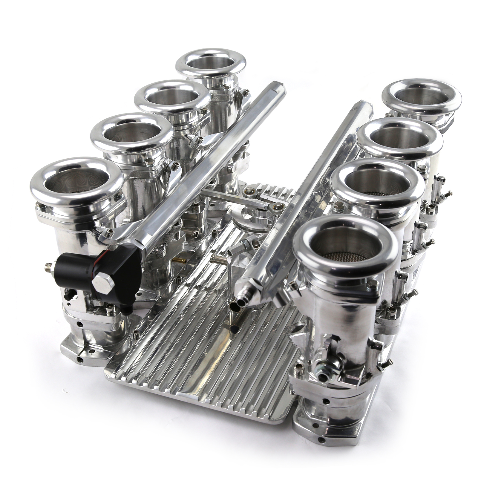 Speedmaster® 1-135-004-02 Chrysler HEMI 6.1L Downdraft + FiTech Ultra EFI Fuel Injection System [Polished]