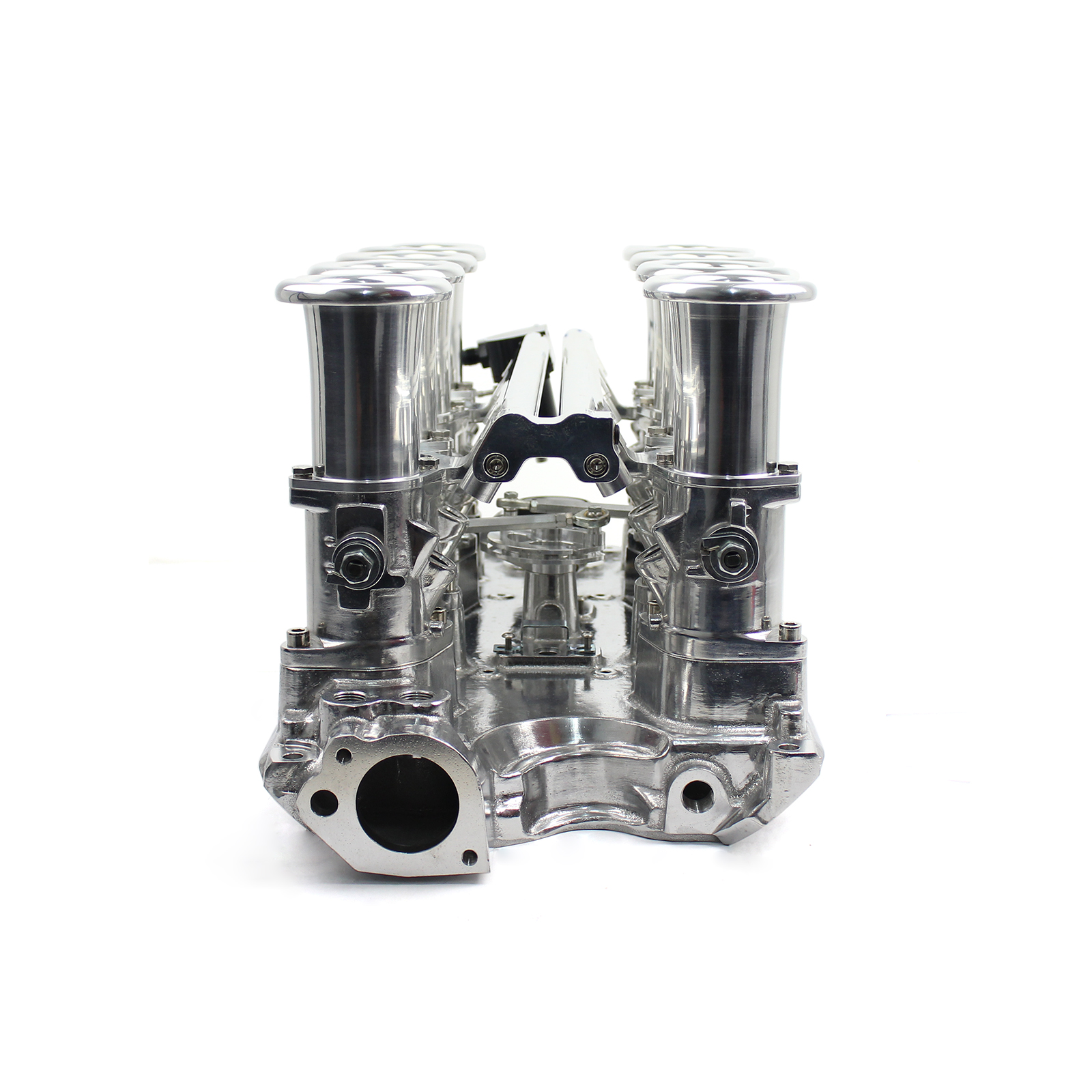 Speedmaster® 1-135-005-02 Ford 351W Windsor Downdraft + FiTech Ultra EFI Fuel Injection System [Polished]