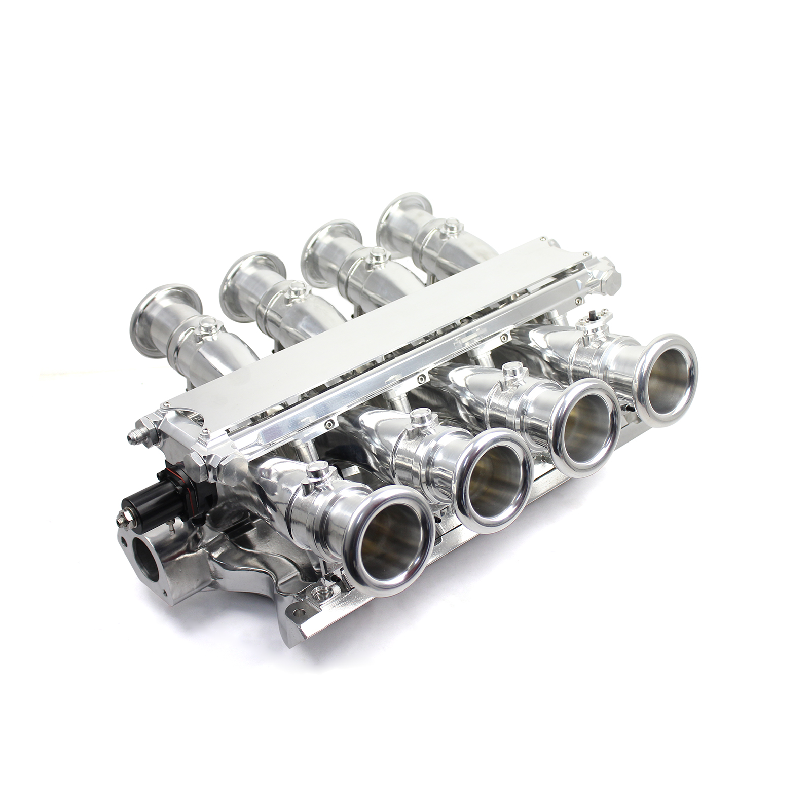 Speedmaster® 1-148-007 Ford 351W Windsor Sidedraft 8 Stack EFI Intake Manifold System Complete Polished