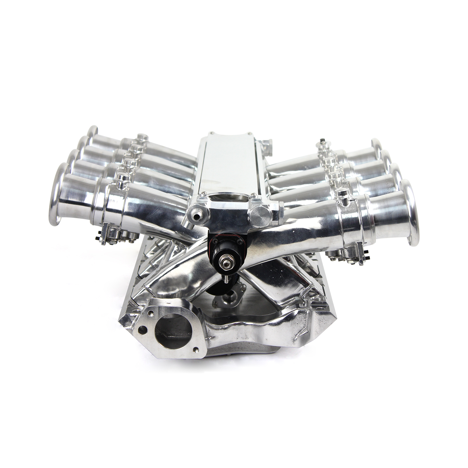Speedmaster® 1-148-007 Ford 351W Windsor Sidedraft 8 Stack EFI Intake Manifold System Complete Polished