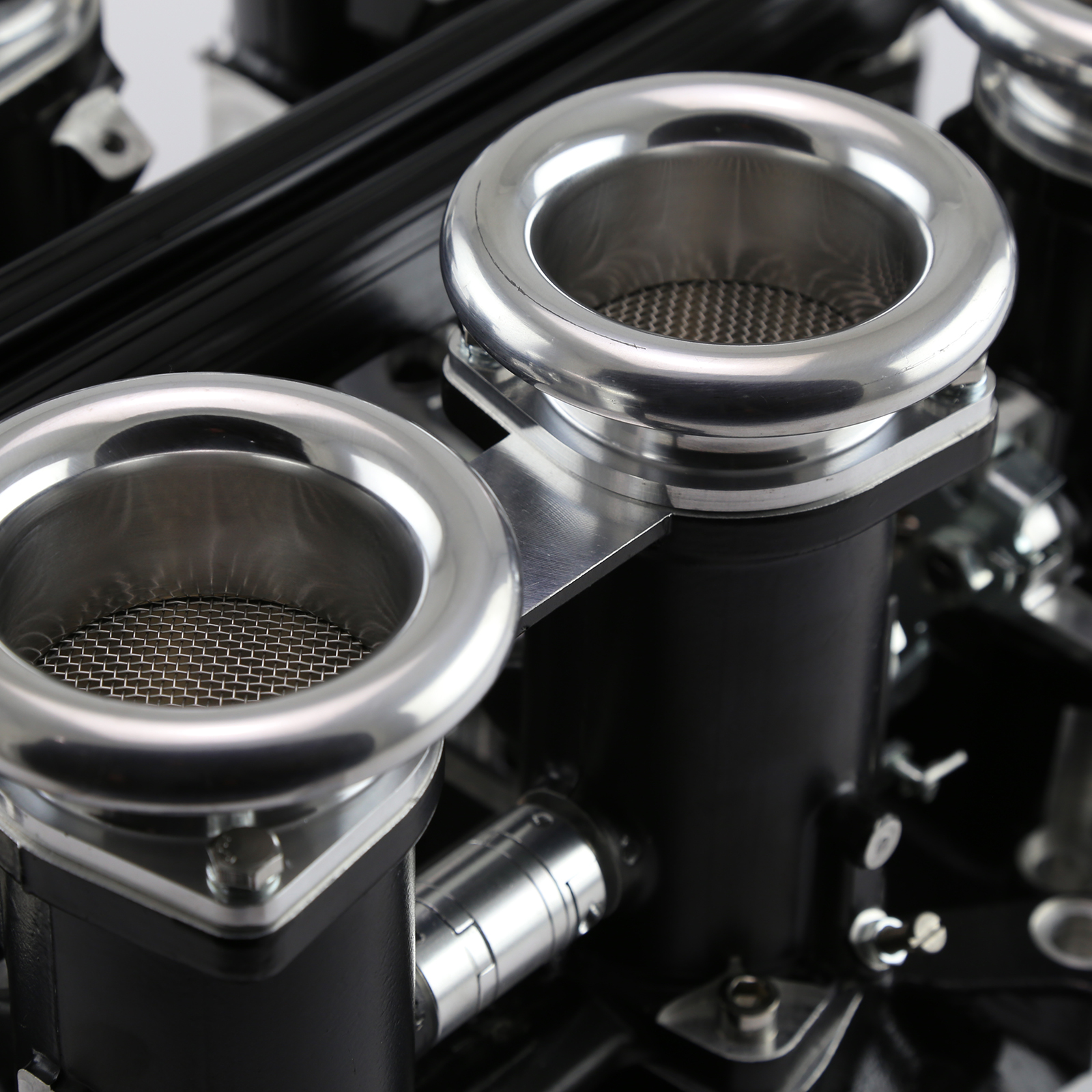 Speedmaster® 1-148-009 Ford 429 460 Downdraft EFI Stack Intake Manifold System Complete Black