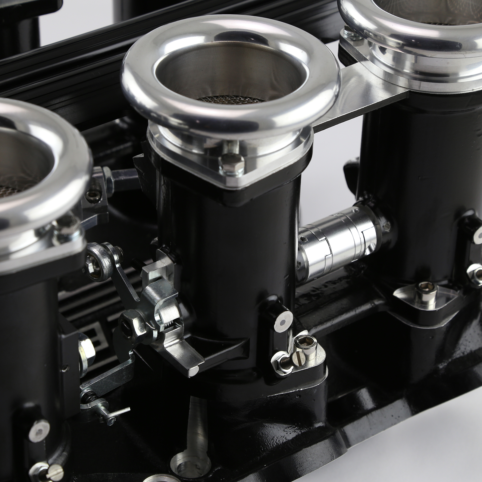 Speedmaster® 1-148-009 Ford 429 460 Downdraft EFI Stack Intake Manifold System Complete Black
