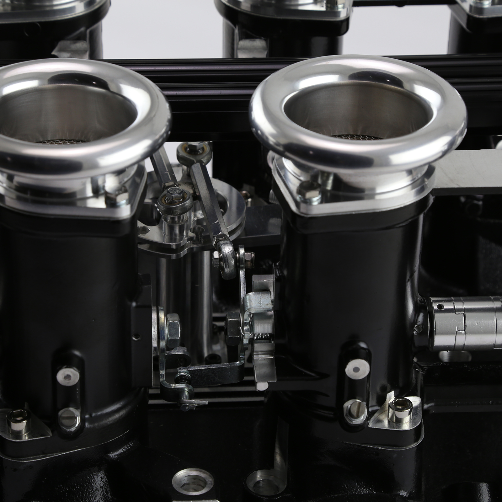 Speedmaster® 1-148-009 Ford 429 460 Downdraft EFI Stack Intake Manifold System Complete Black