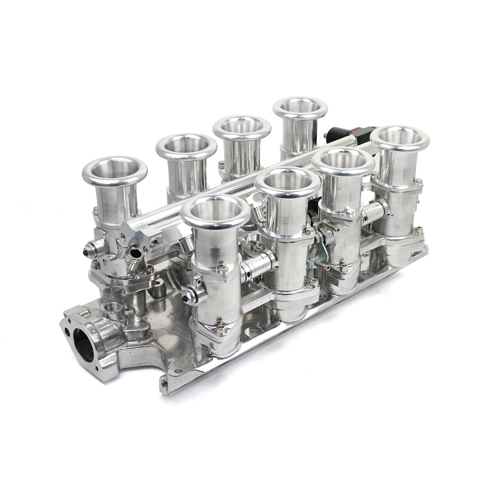 Speedmaster® 1-135-009-02 Ford SB 289 302W Downdraft + FiTech Ultra EFI Fuel Injection System [Polished]