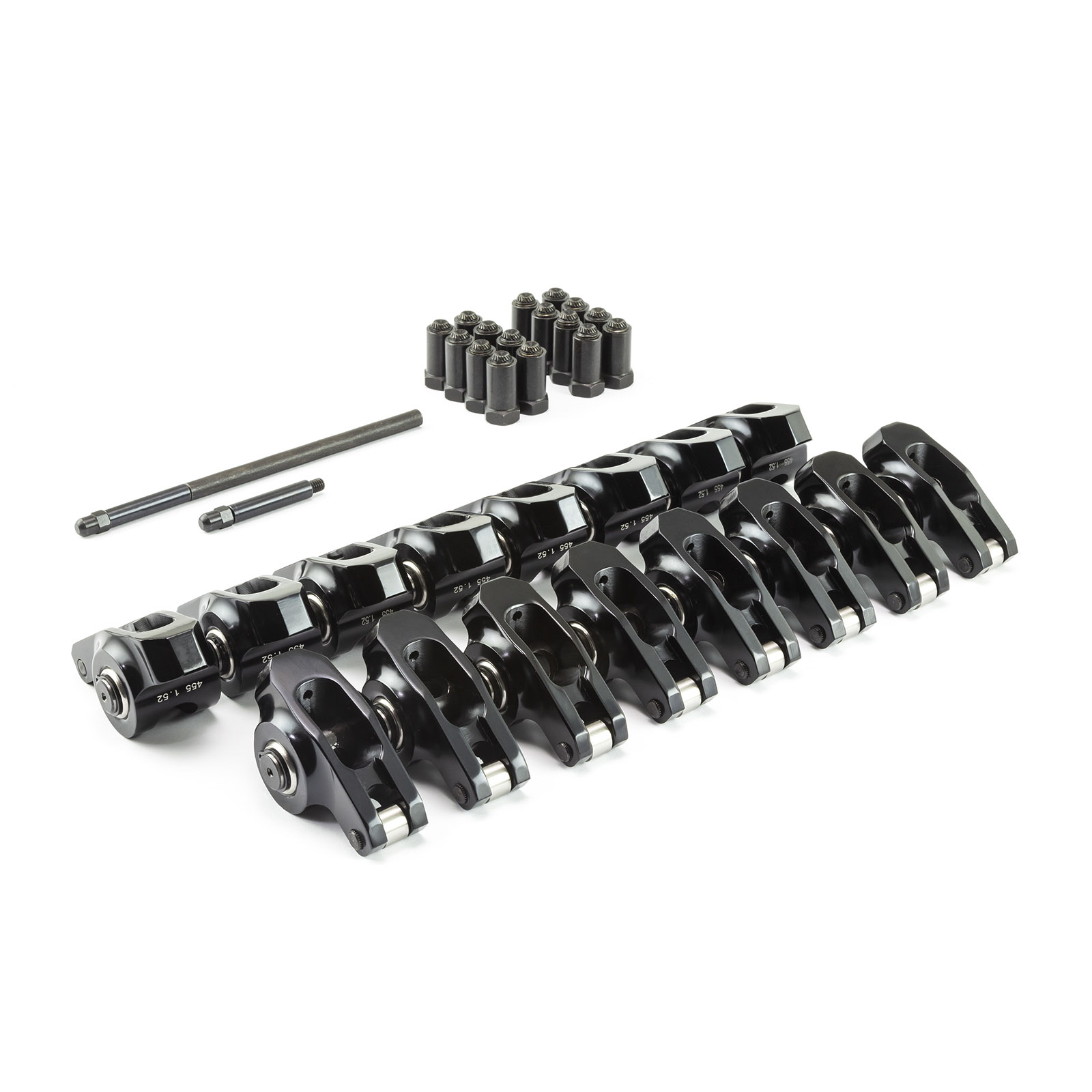 Pontiac 326 400 455 1.52 Ratio 7/16" DNA® Aluminum Roller Rocker Arms Set