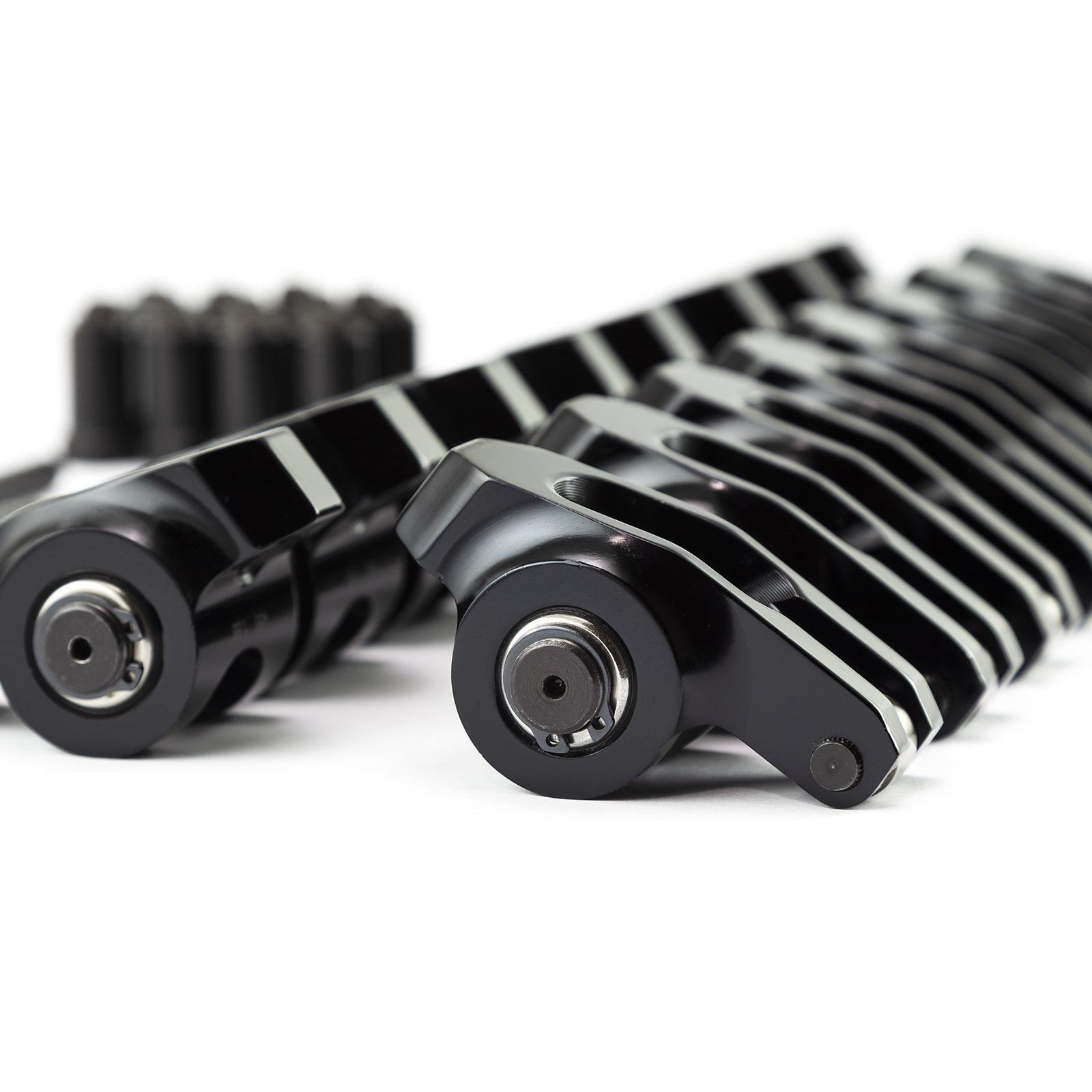 Speedmaster® 1-261-016 Pontiac 326 400 455 1.65 Ratio 7/16" DNA® Aluminum Roller Rocker Arms Set