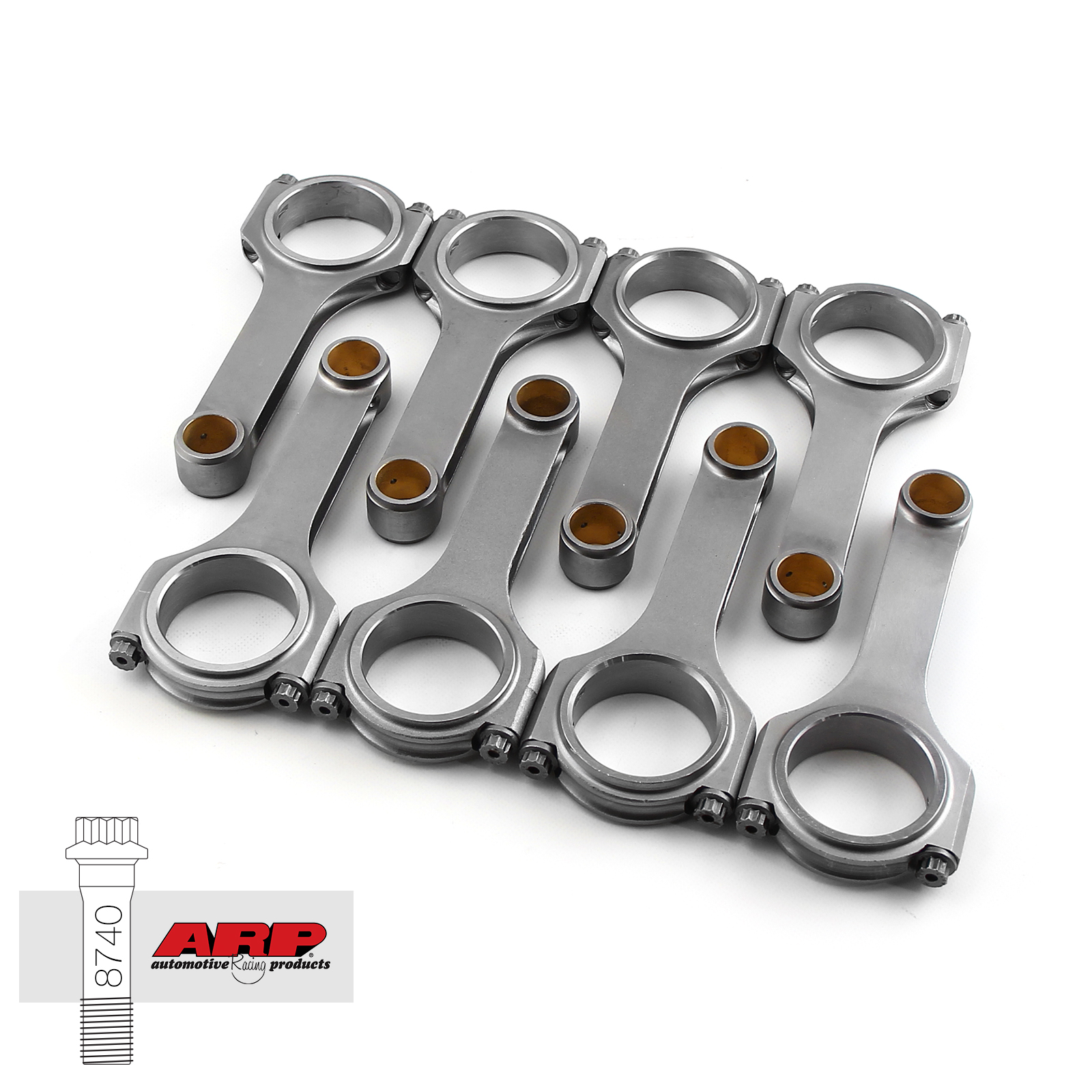Speedmaster I-Beam Connecting Rods - 6.135" Length, Press Fit, For Chevy BBC 454