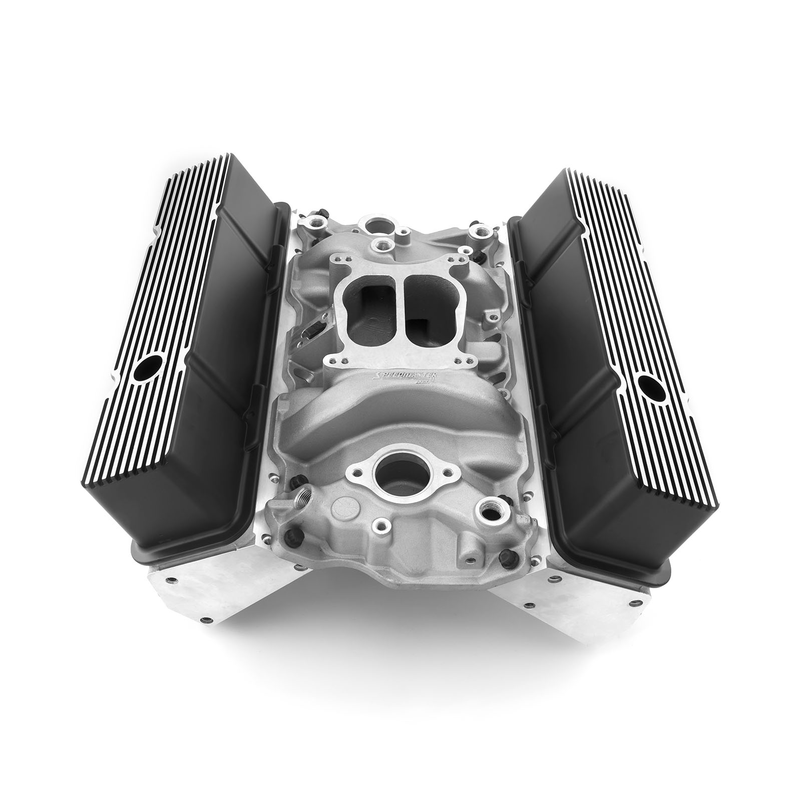 Speedmaster® 1-435-004 Chevy SBC 350 Straight Cylinder Head Top End Engine Combo Kit [Hydraulic Flat Tappet]