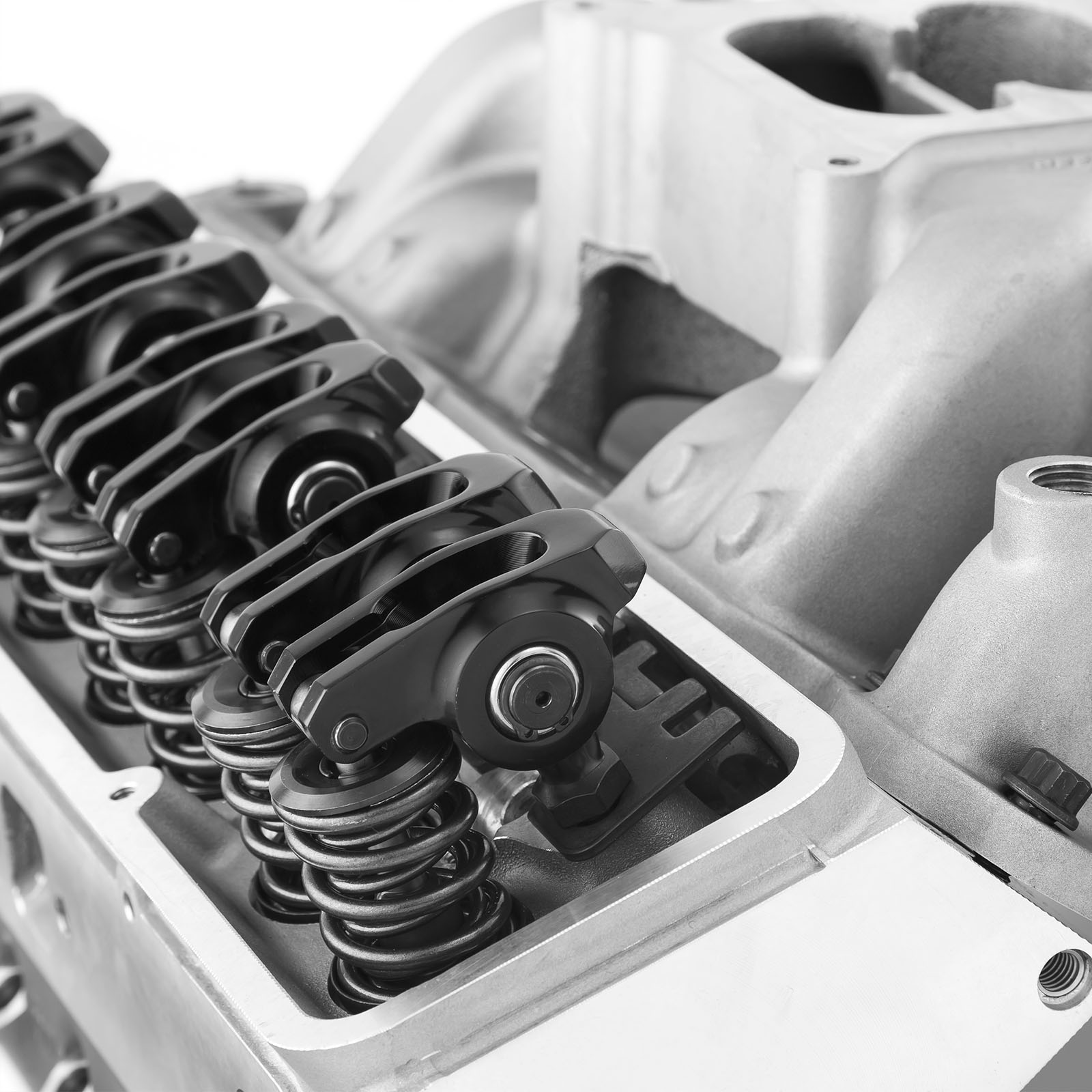 Speedmaster® 1-435-006 Chevy SBC 350 Straight Cylinder Head Top End Engine Combo Kit [Hydraulic Roller Tappet]